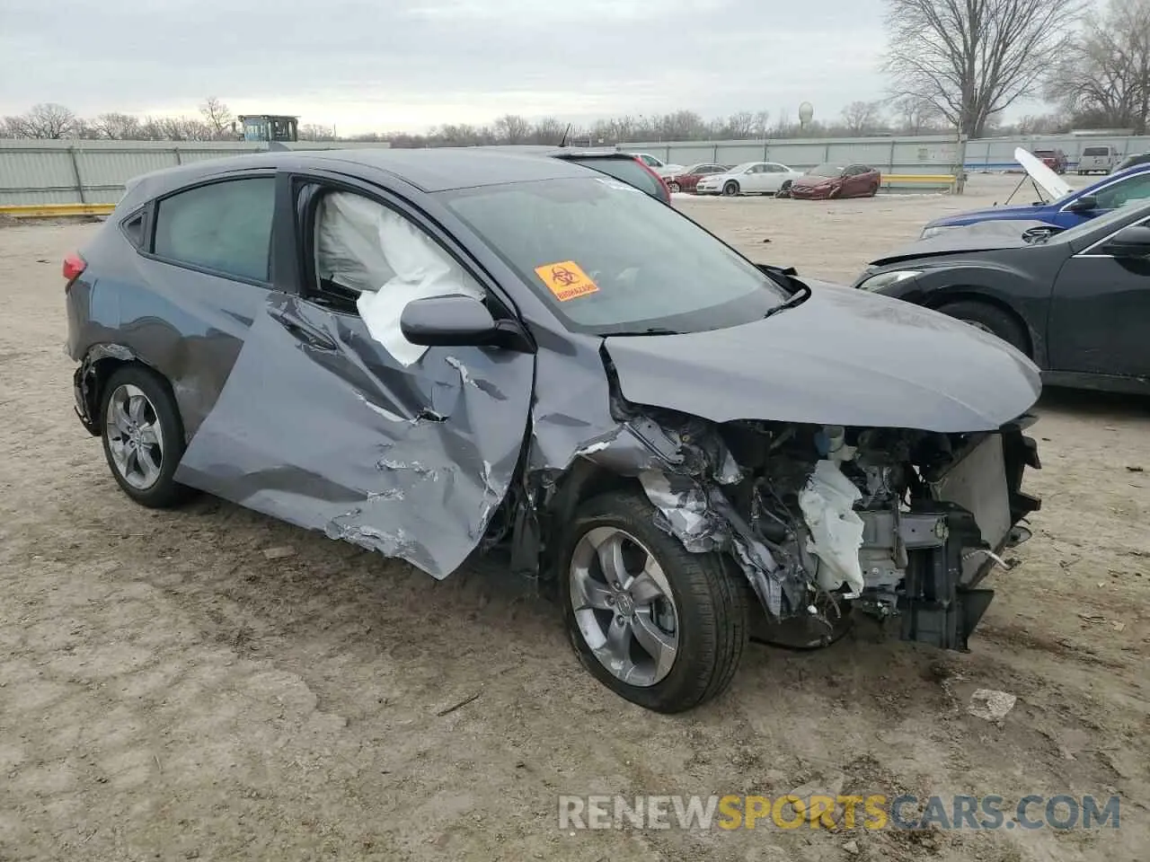 4 fotografías del automóvil dañado 3CZRU5H3XNM713056 HONDA HR-V 2022