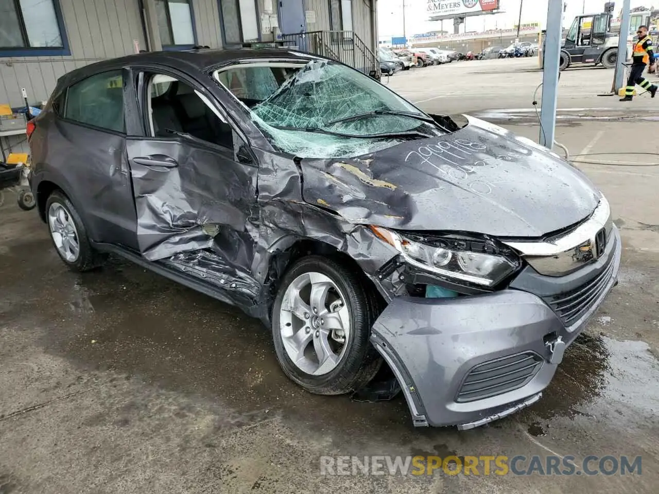 4 fotografías del automóvil dañado 3CZRU5H3XNM723649 HONDA HR-V 2022