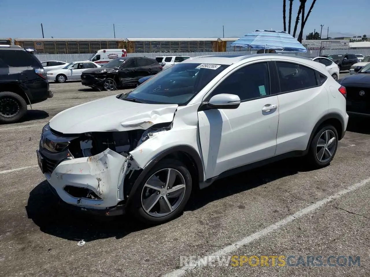 1 fotografías del automóvil dañado 3CZRU5H50NM735777 HONDA HR-V 2022