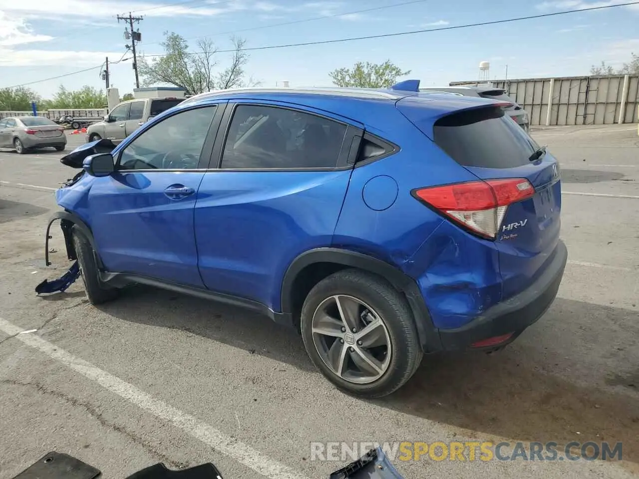 2 fotografías del automóvil dañado 3CZRU5H51NM715036 HONDA HR-V 2022