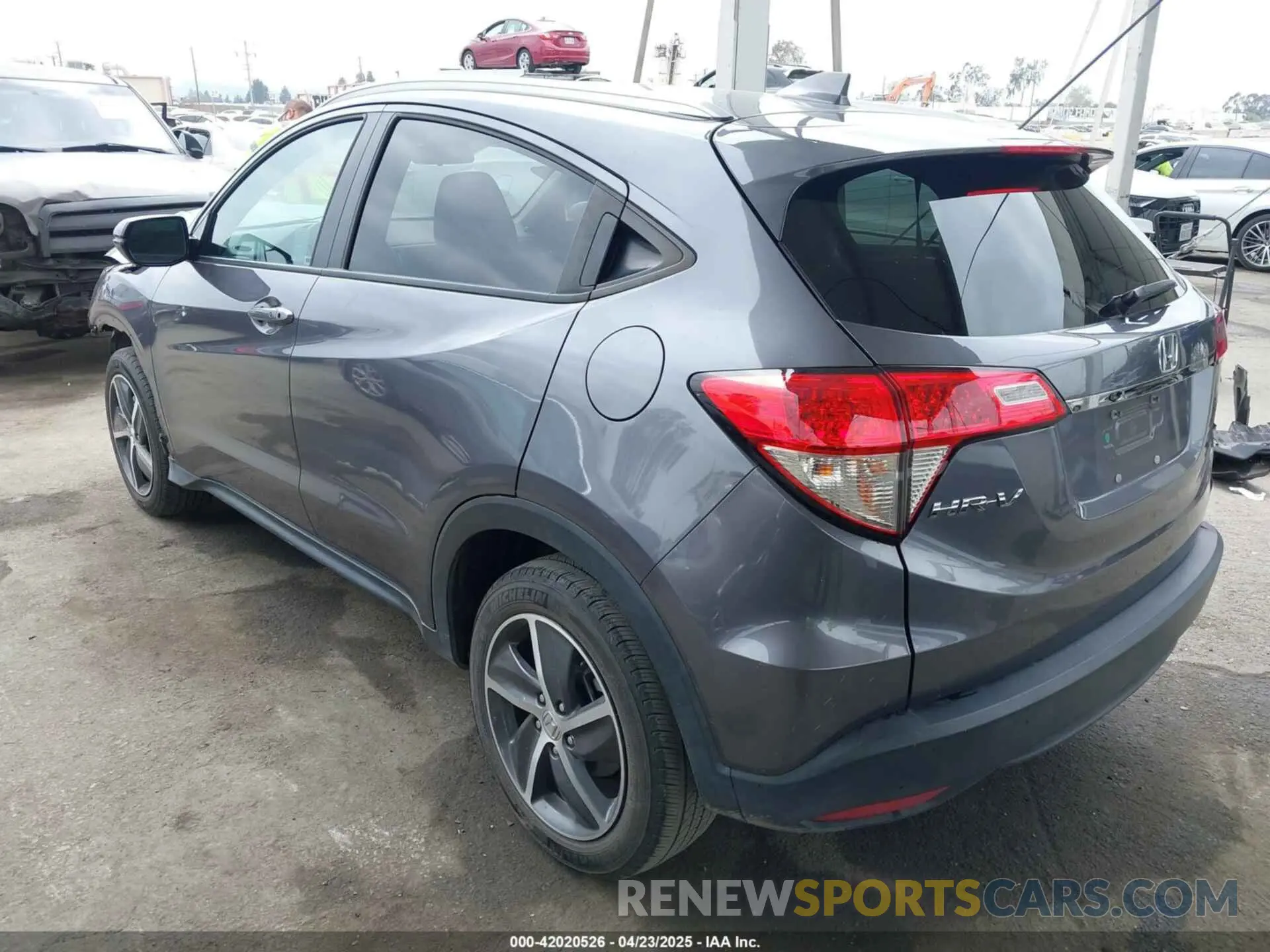 3 fotografías del automóvil dañado 3CZRU5H51NM719006 HONDA HR-V 2022