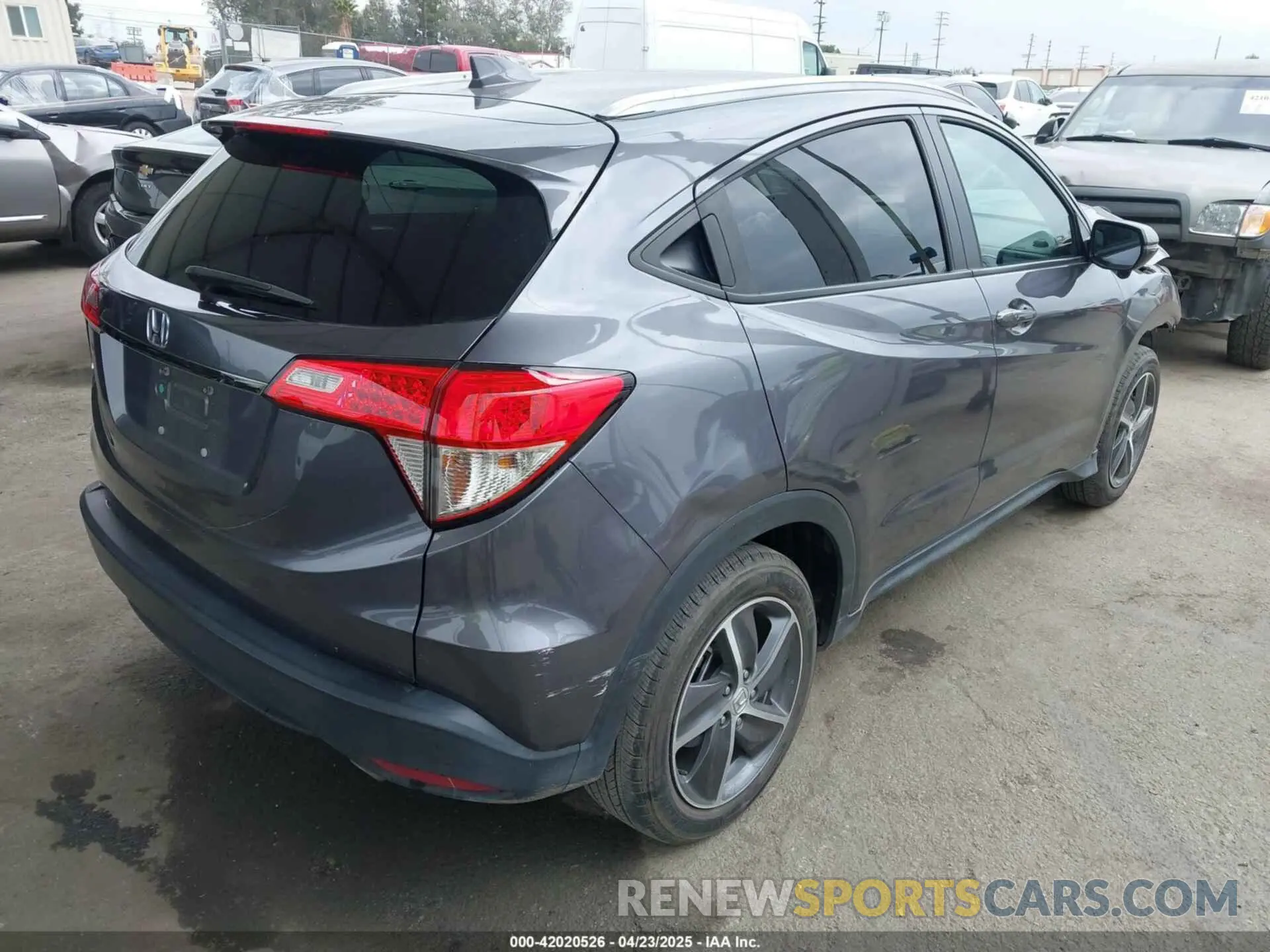 4 fotografías del automóvil dañado 3CZRU5H51NM719006 HONDA HR-V 2022