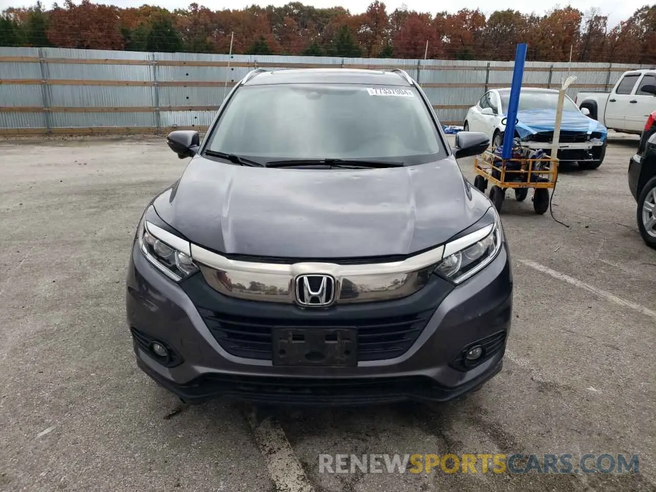 5 fotografías del automóvil dañado 3CZRU5H51NM720494 HONDA HR-V 2022