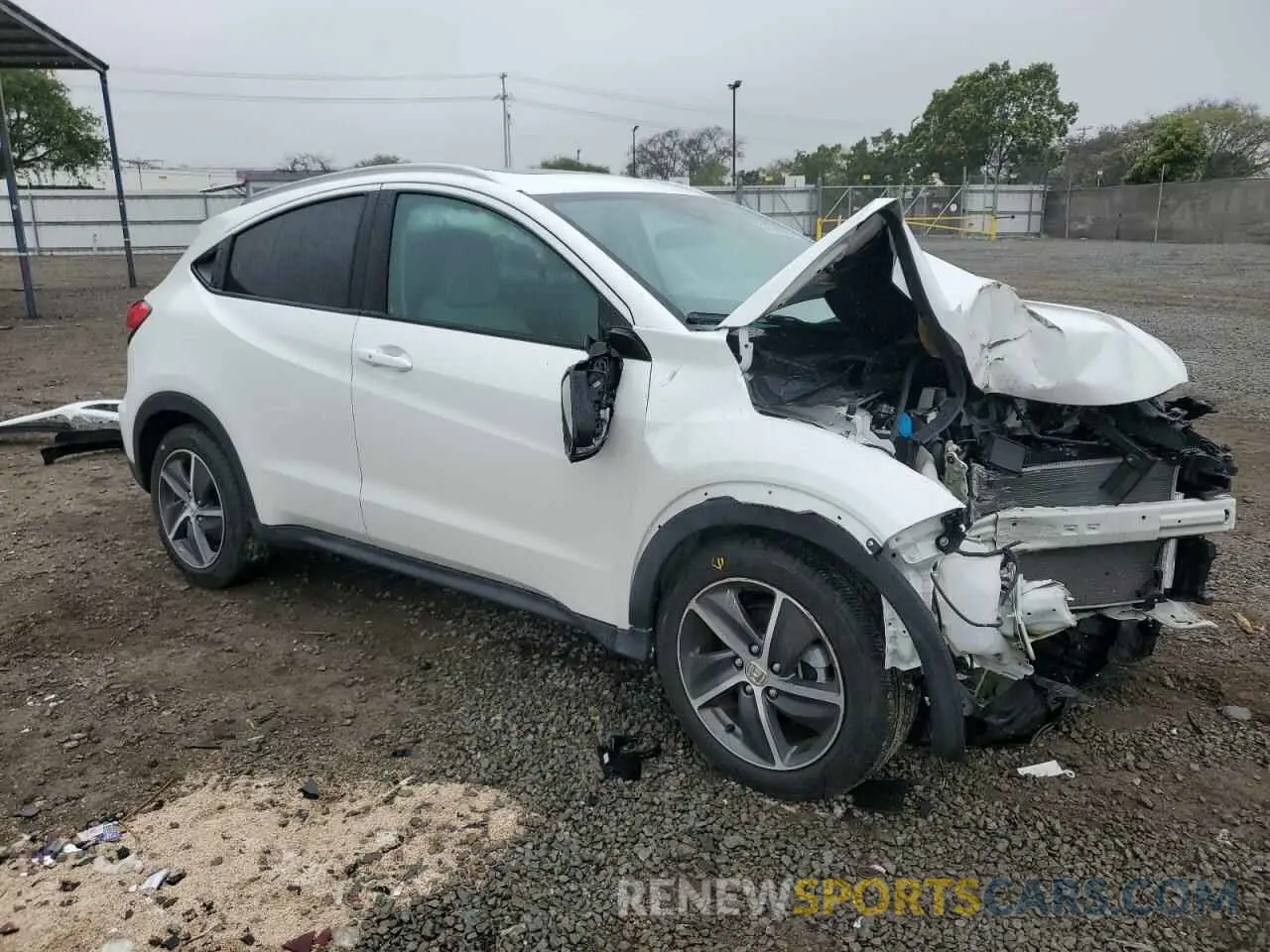 4 fotografías del automóvil dañado 3CZRU5H52NM703543 HONDA HR-V 2022