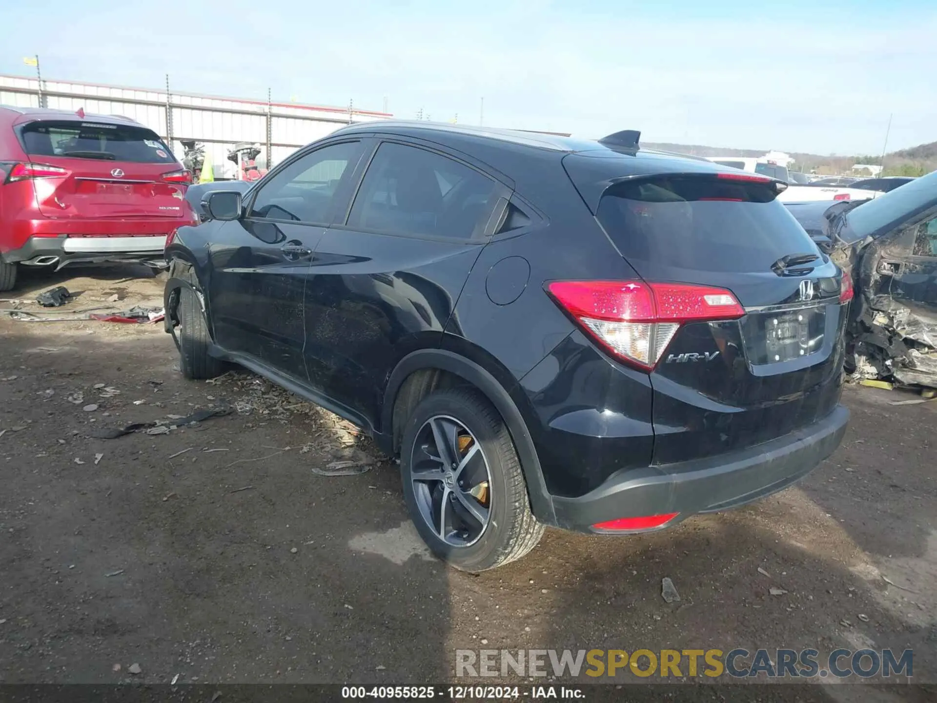 3 fotografías del automóvil dañado 3CZRU5H52NM742763 HONDA HR-V 2022