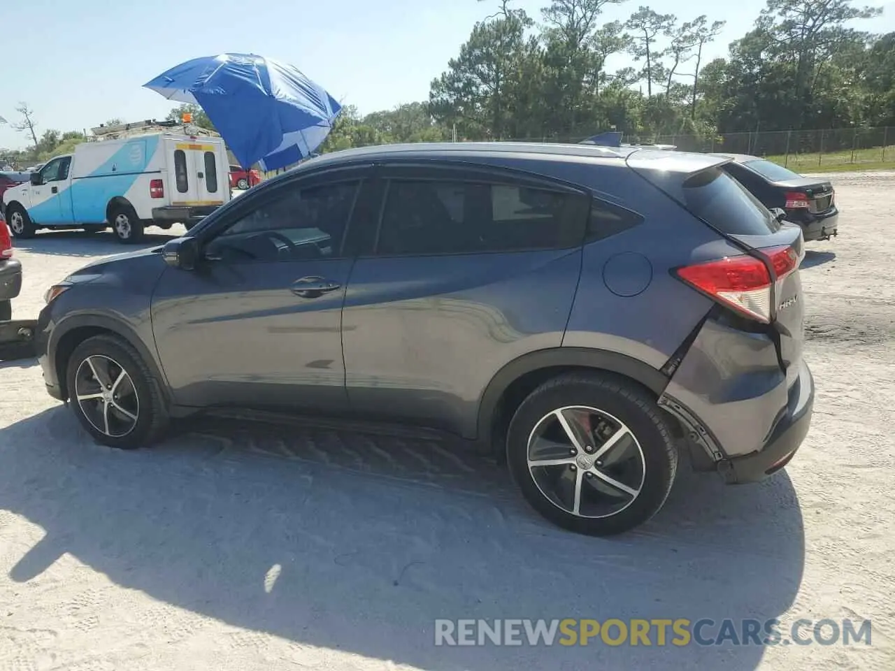 2 fotografías del automóvil dañado 3CZRU5H53NM745669 HONDA HR-V 2022
