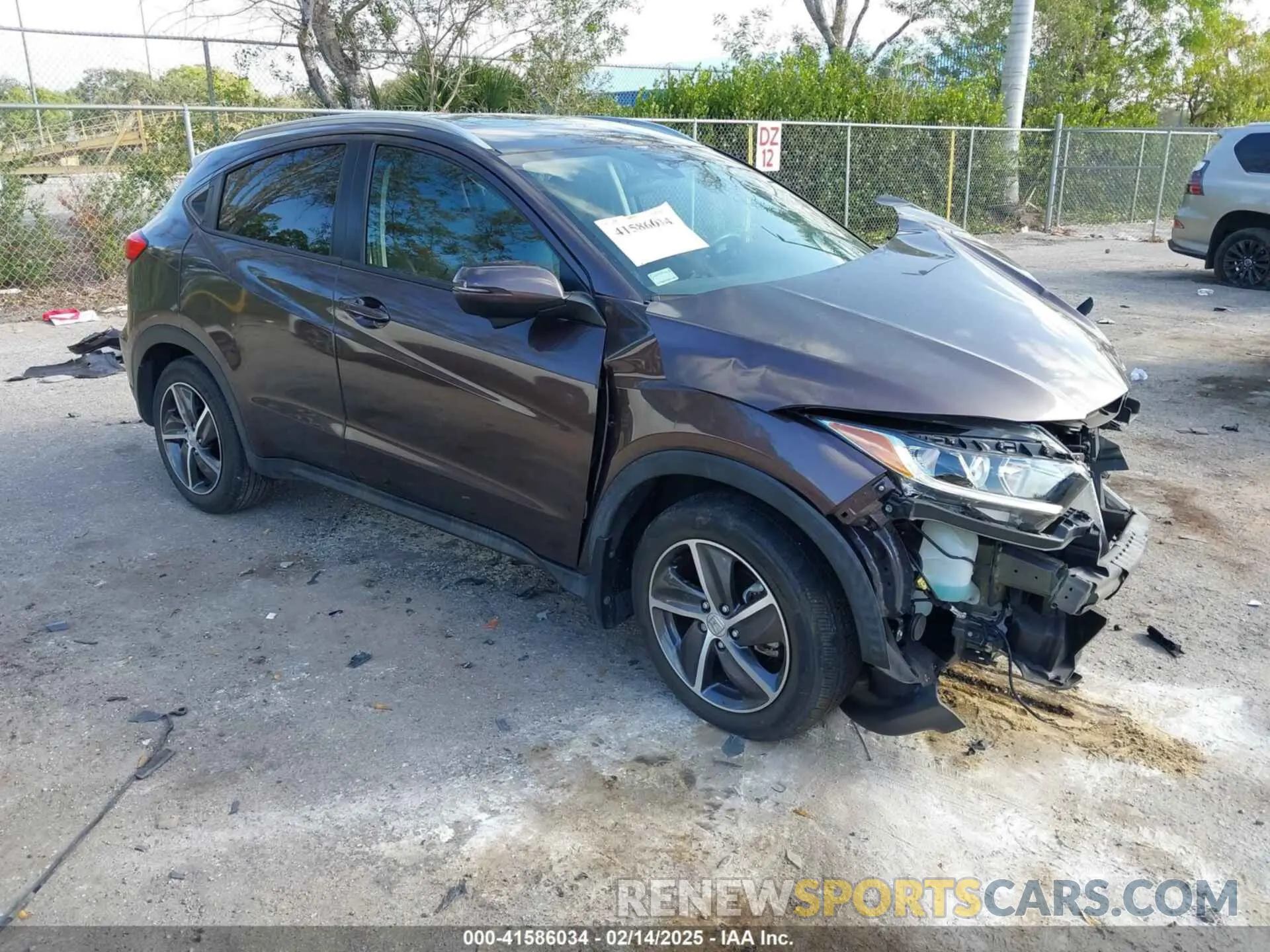 1 fotografías del automóvil dañado 3CZRU5H55NM710776 HONDA HR-V 2022