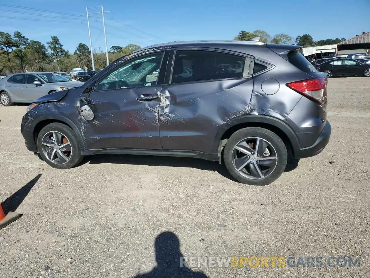 2 fotografías del automóvil dañado 3CZRU5H56NM721656 HONDA HR-V 2022