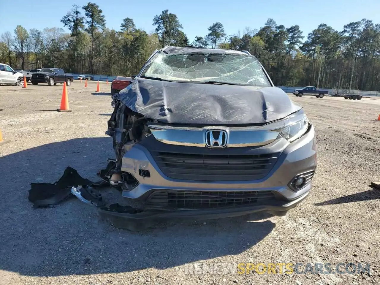 5 fotografías del automóvil dañado 3CZRU5H56NM721656 HONDA HR-V 2022