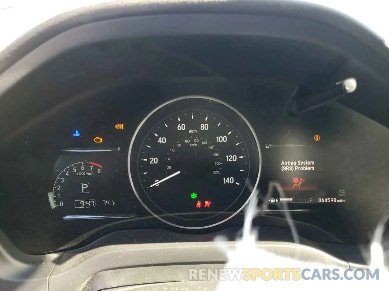 9 fotografías del automóvil dañado 3CZRU5H56NM740689 HONDA HR-V 2022
