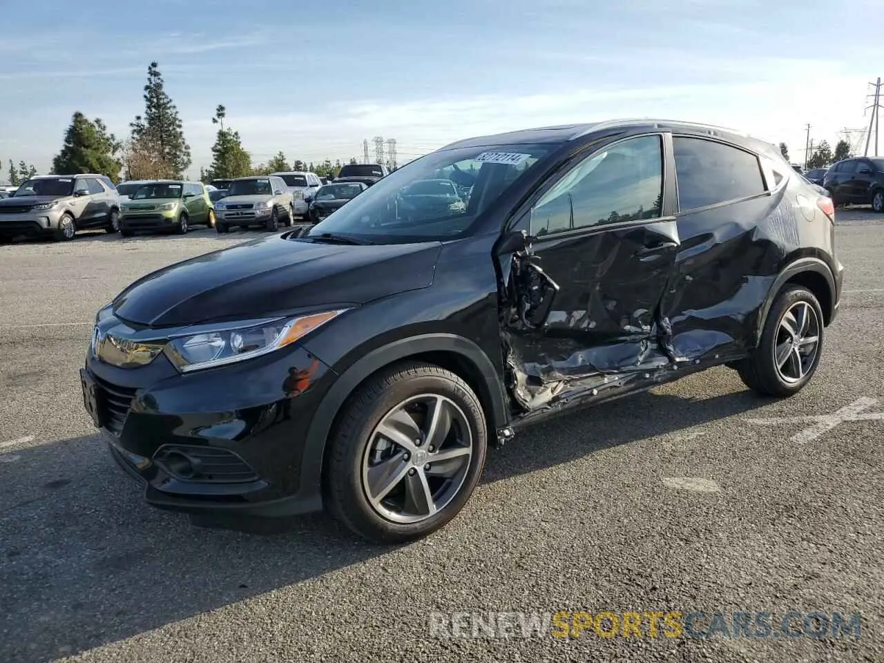 1 fotografías del automóvil dañado 3CZRU5H57NM724596 HONDA HR-V 2022
