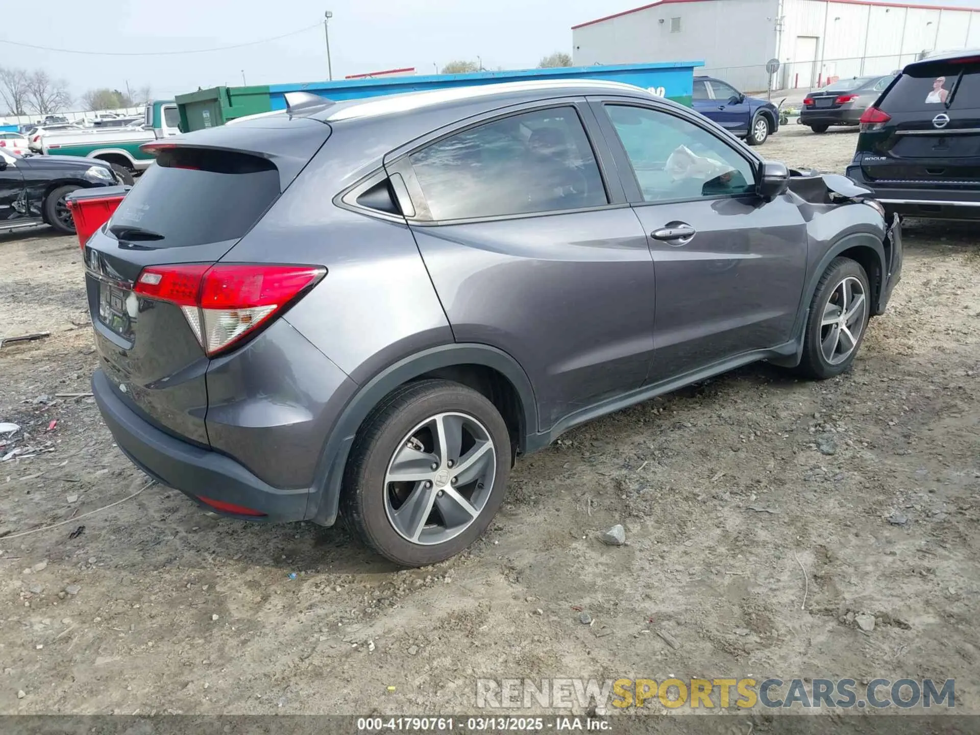 4 fotografías del automóvil dañado 3CZRU5H58NM744534 HONDA HR-V 2022