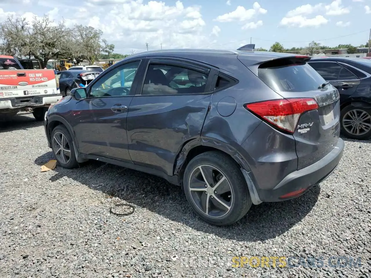 2 fotografías del automóvil dañado 3CZRU5H5XNM726780 HONDA HR-V 2022