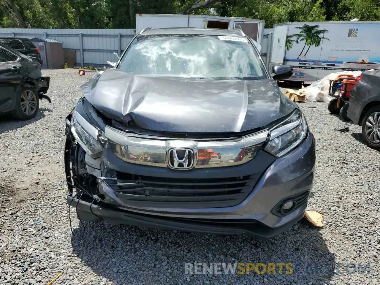 5 fotografías del automóvil dañado 3CZRU5H5XNM726780 HONDA HR-V 2022