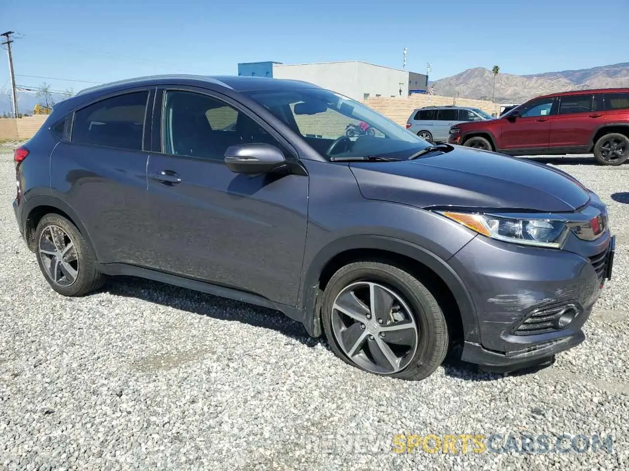 4 fotografías del automóvil dañado 3CZRU5H70NM725493 HONDA HR-V 2022