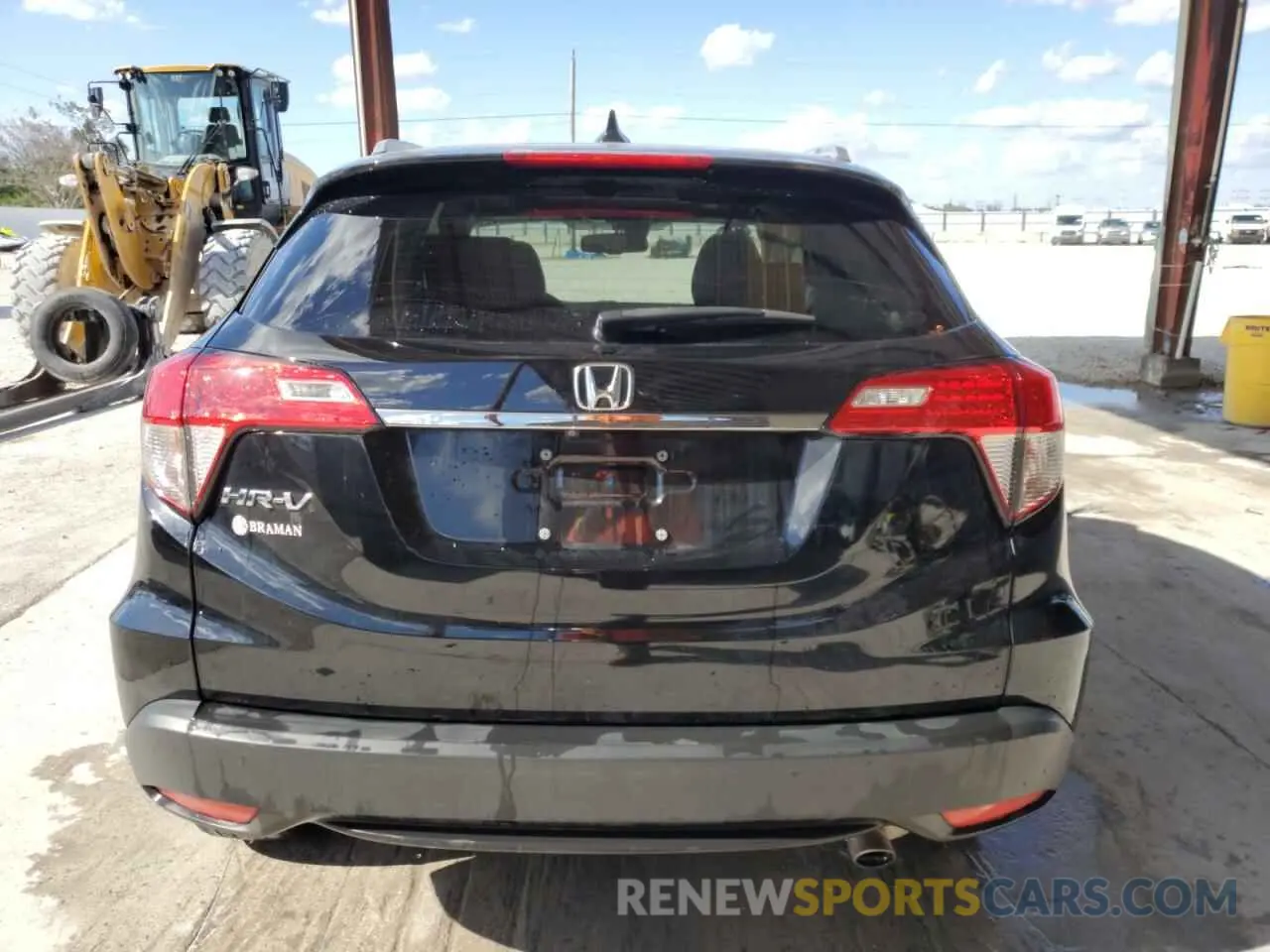 6 fotografías del automóvil dañado 3CZRU5H74NM715565 HONDA HR-V 2022