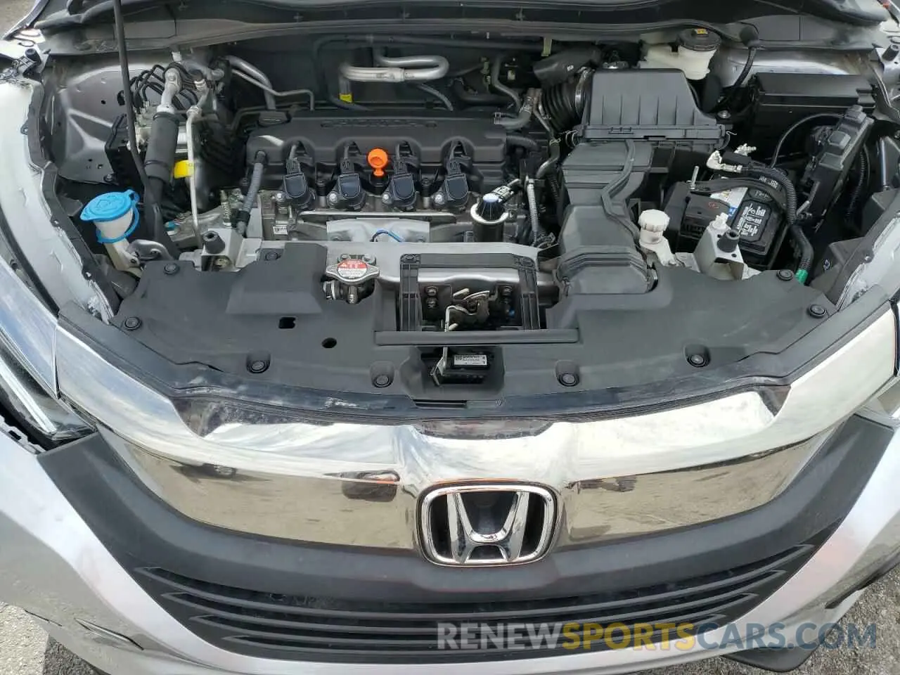 11 fotografías del automóvil dañado 3CZRU5H74NM715694 HONDA HR-V 2022