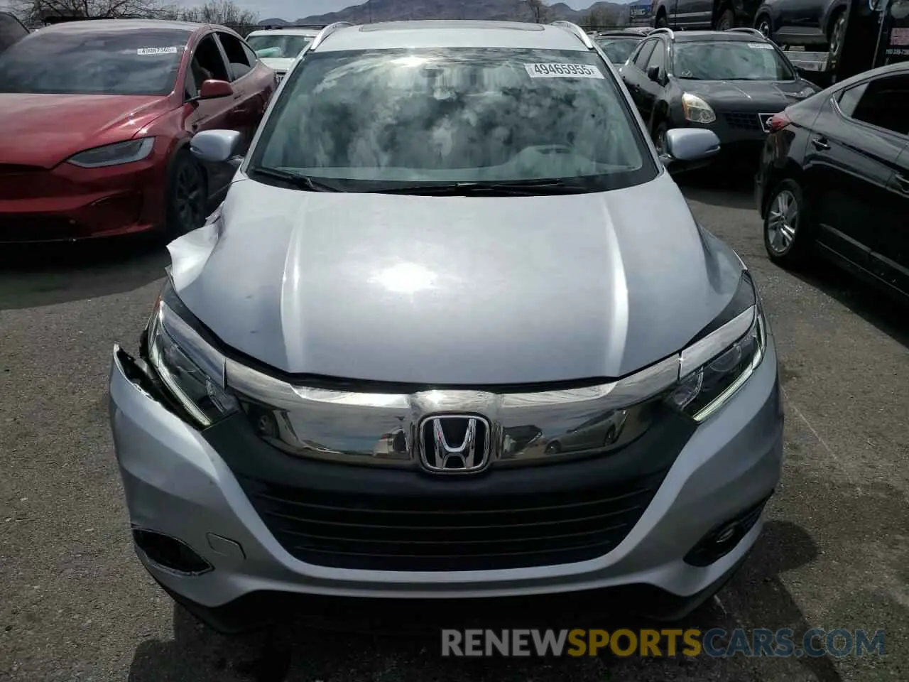 5 fotografías del automóvil dañado 3CZRU5H74NM715694 HONDA HR-V 2022