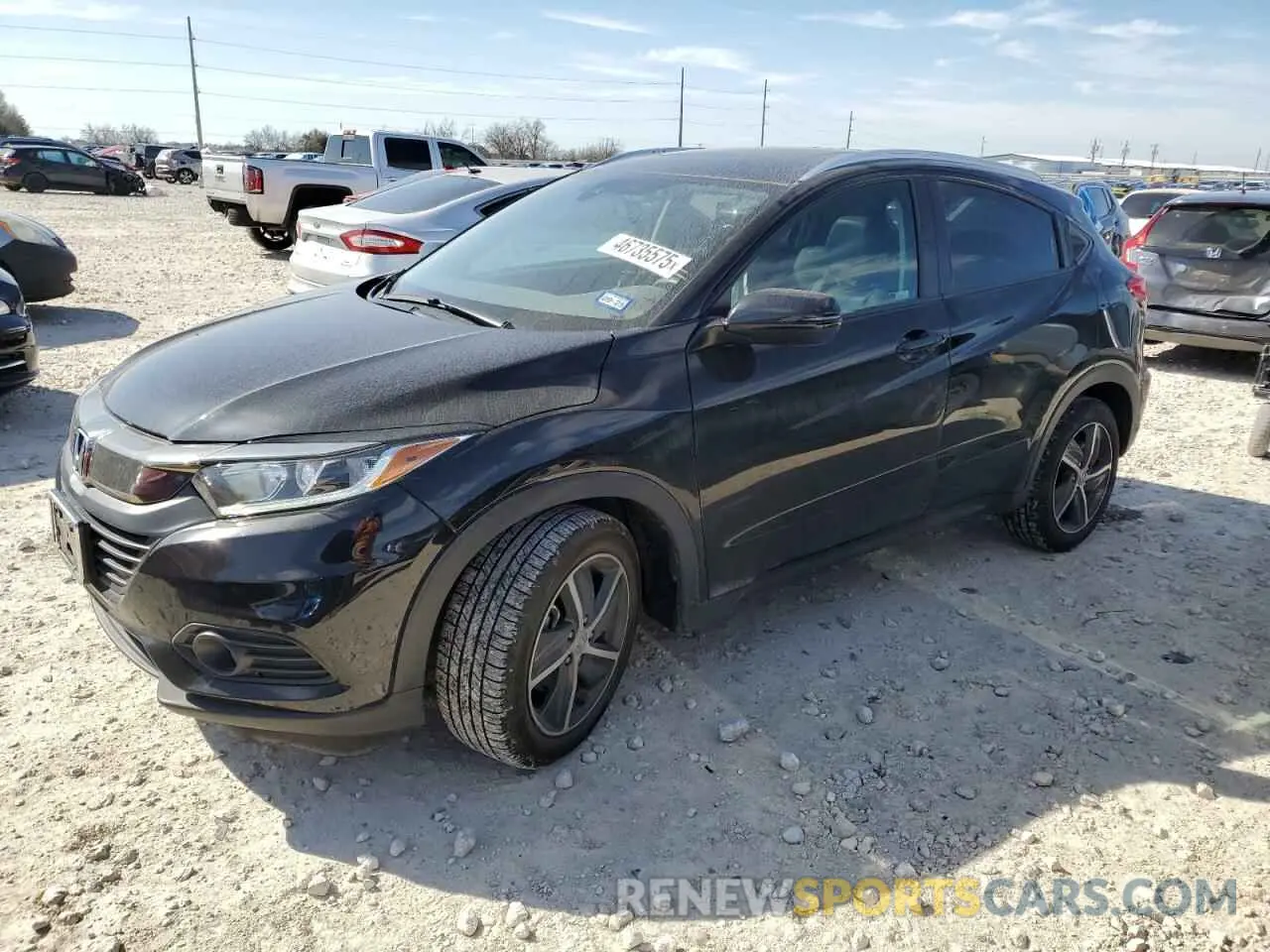 1 fotografías del automóvil dañado 3CZRU5H75NM708527 HONDA HR-V 2022