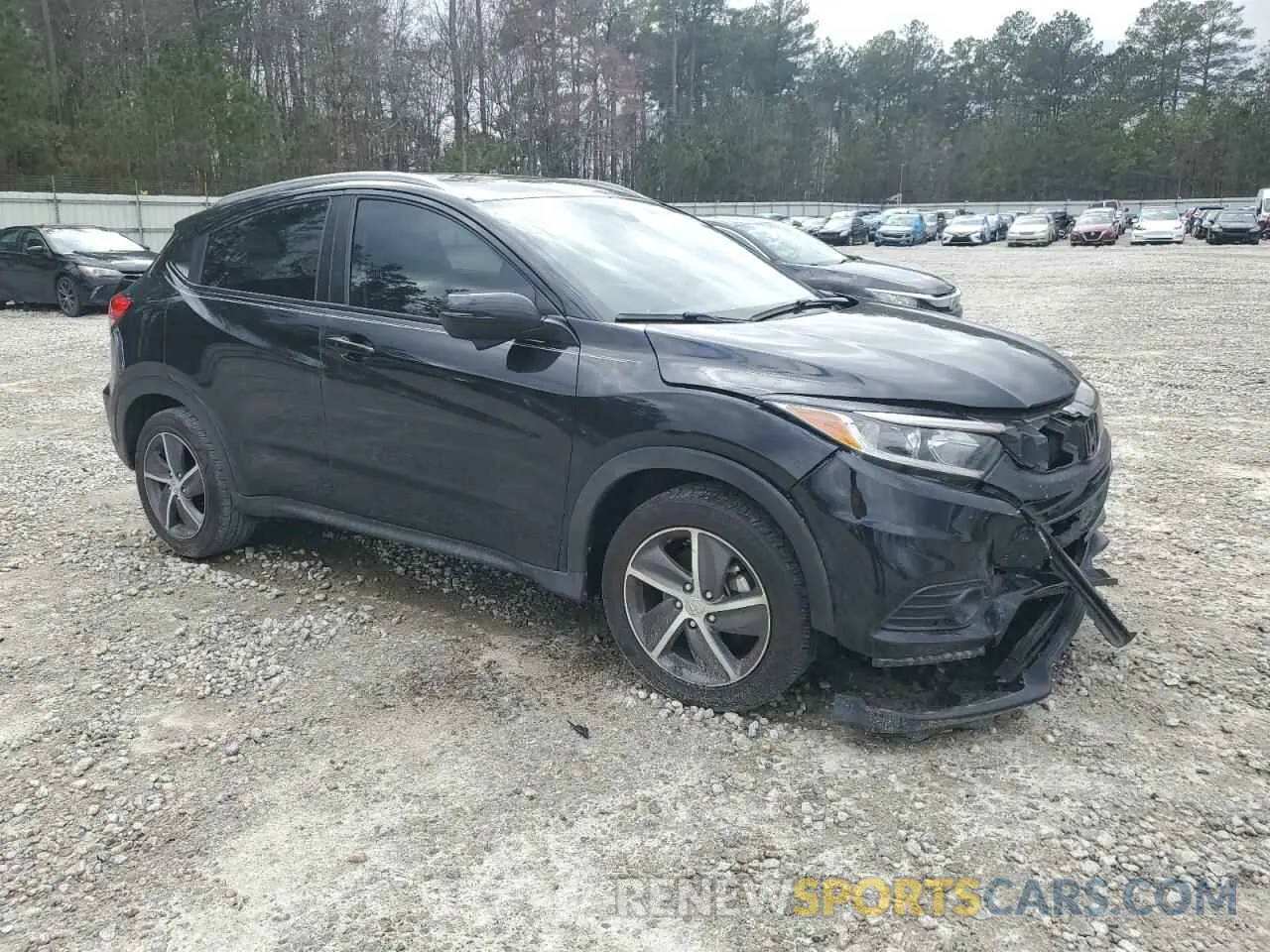 4 fotografías del automóvil dañado 3CZRU5H75NM715557 HONDA HR-V 2022