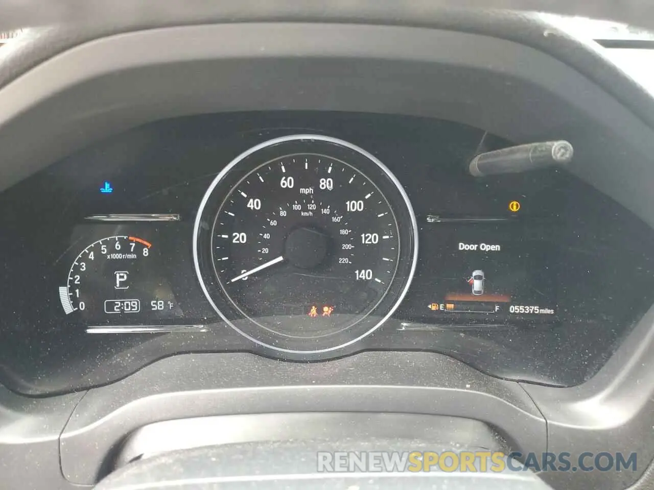 9 fotografías del automóvil dañado 3CZRU5H75NM715557 HONDA HR-V 2022