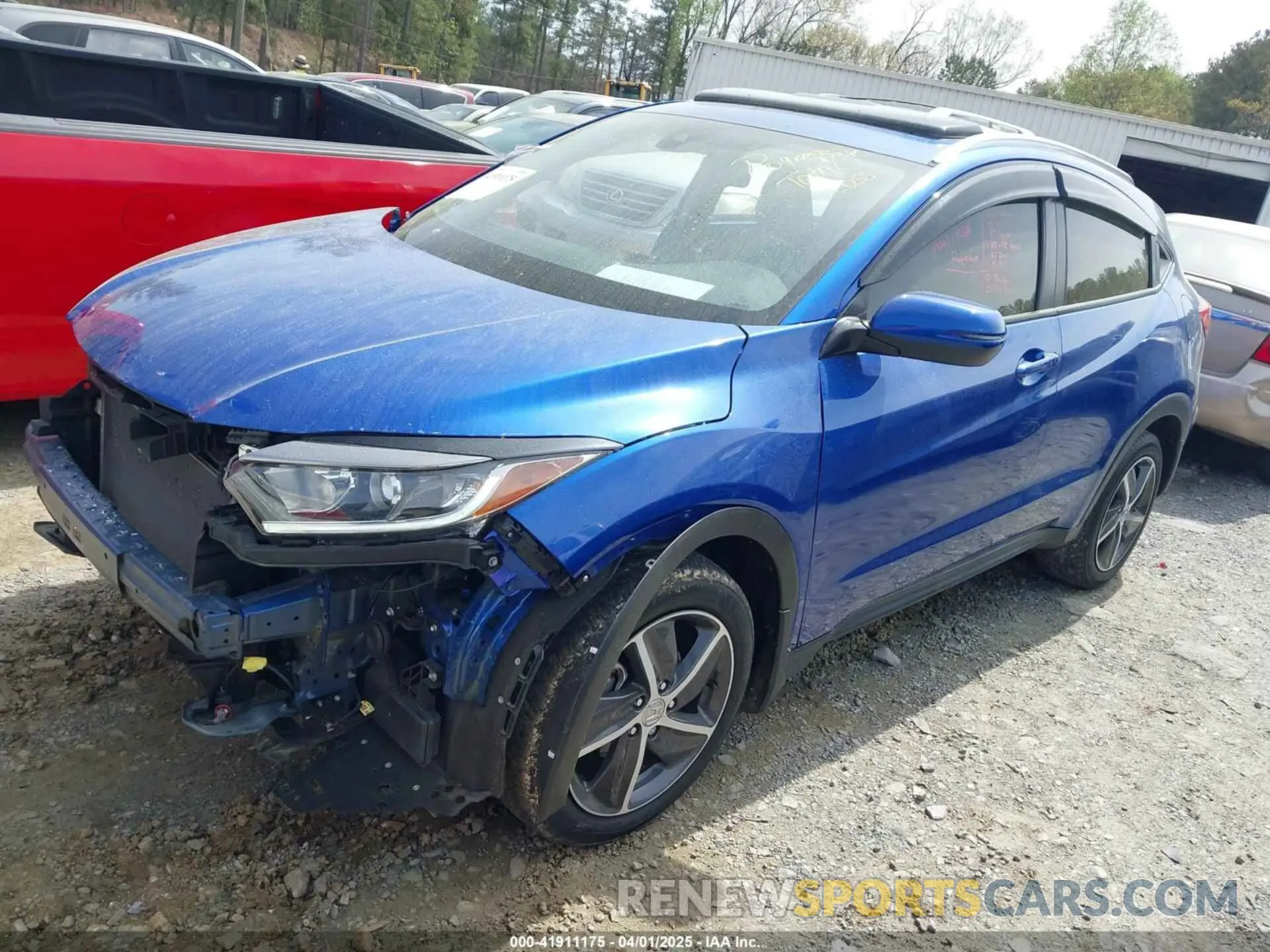 2 fotografías del automóvil dañado 3CZRU5H79NM725380 HONDA HR-V 2022