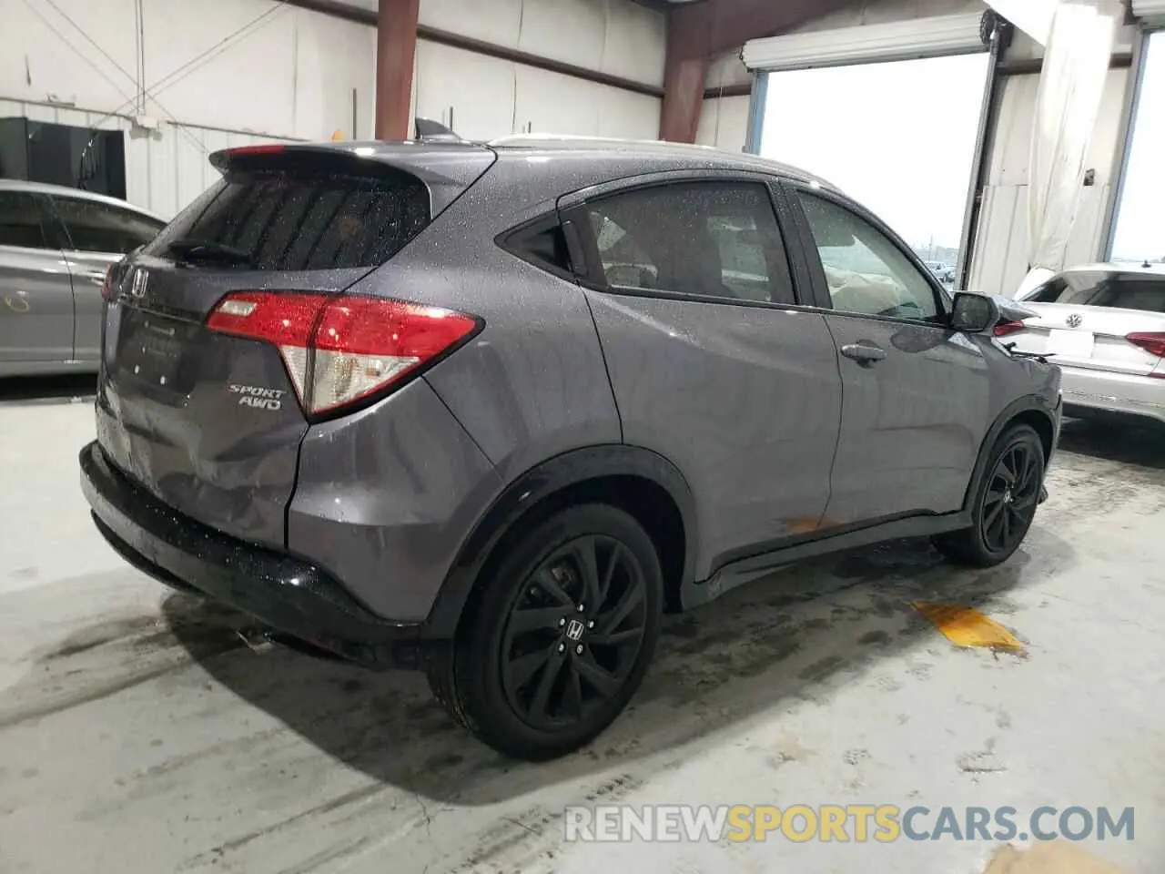 3 fotografías del automóvil dañado 3CZRU6H10NM704435 HONDA HR-V 2022