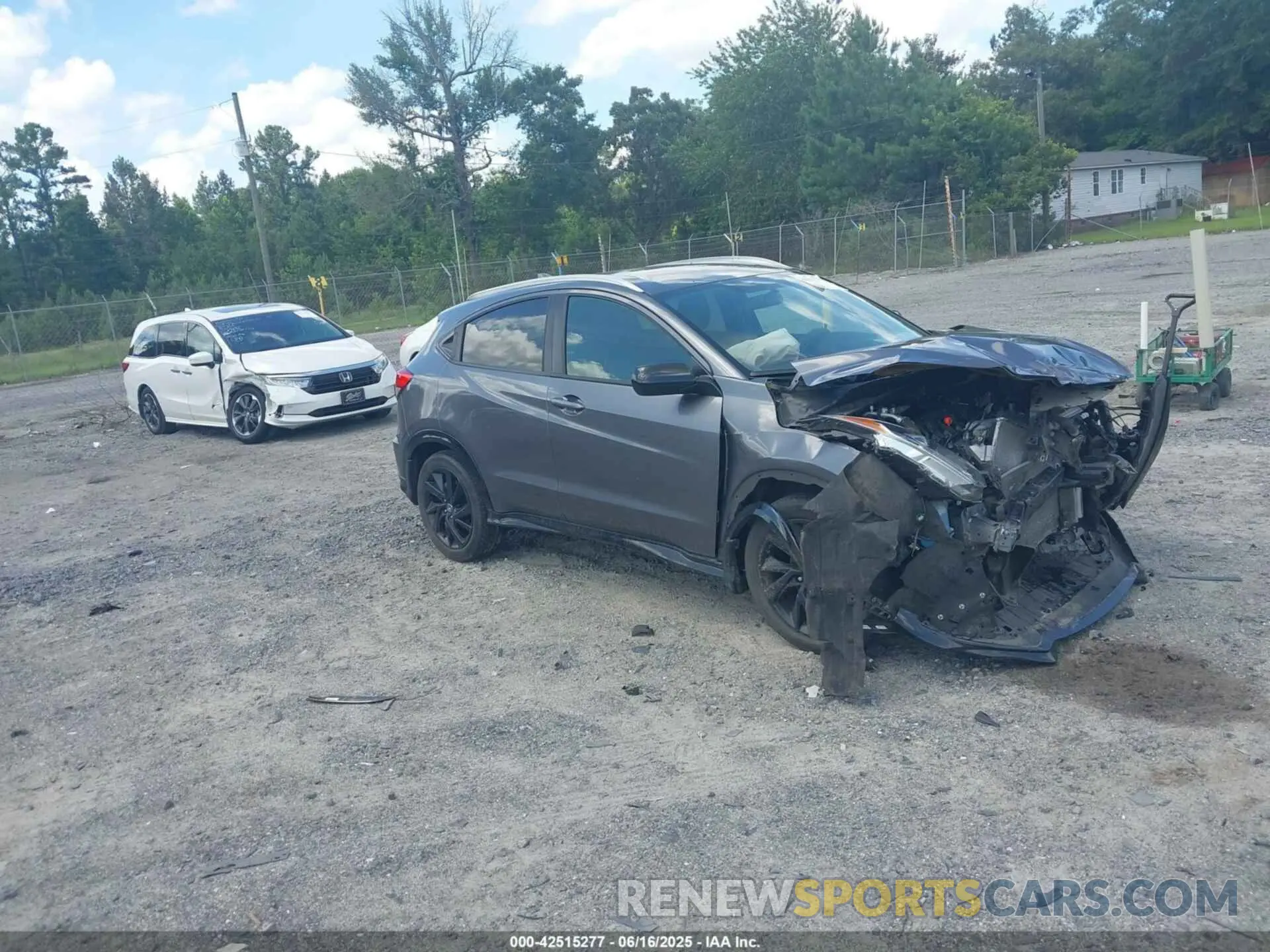 1 fotografías del automóvil dañado 3CZRU6H10NM726371 HONDA HR-V 2022