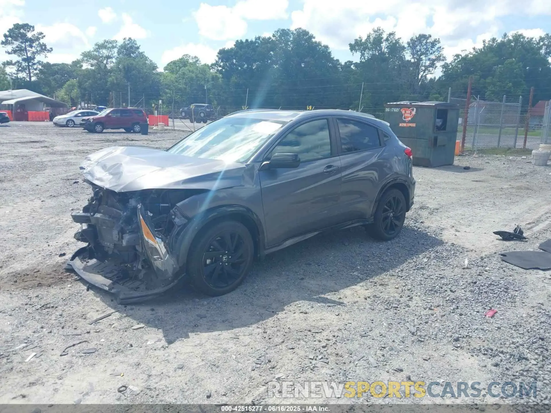 2 fotografías del automóvil dañado 3CZRU6H10NM726371 HONDA HR-V 2022