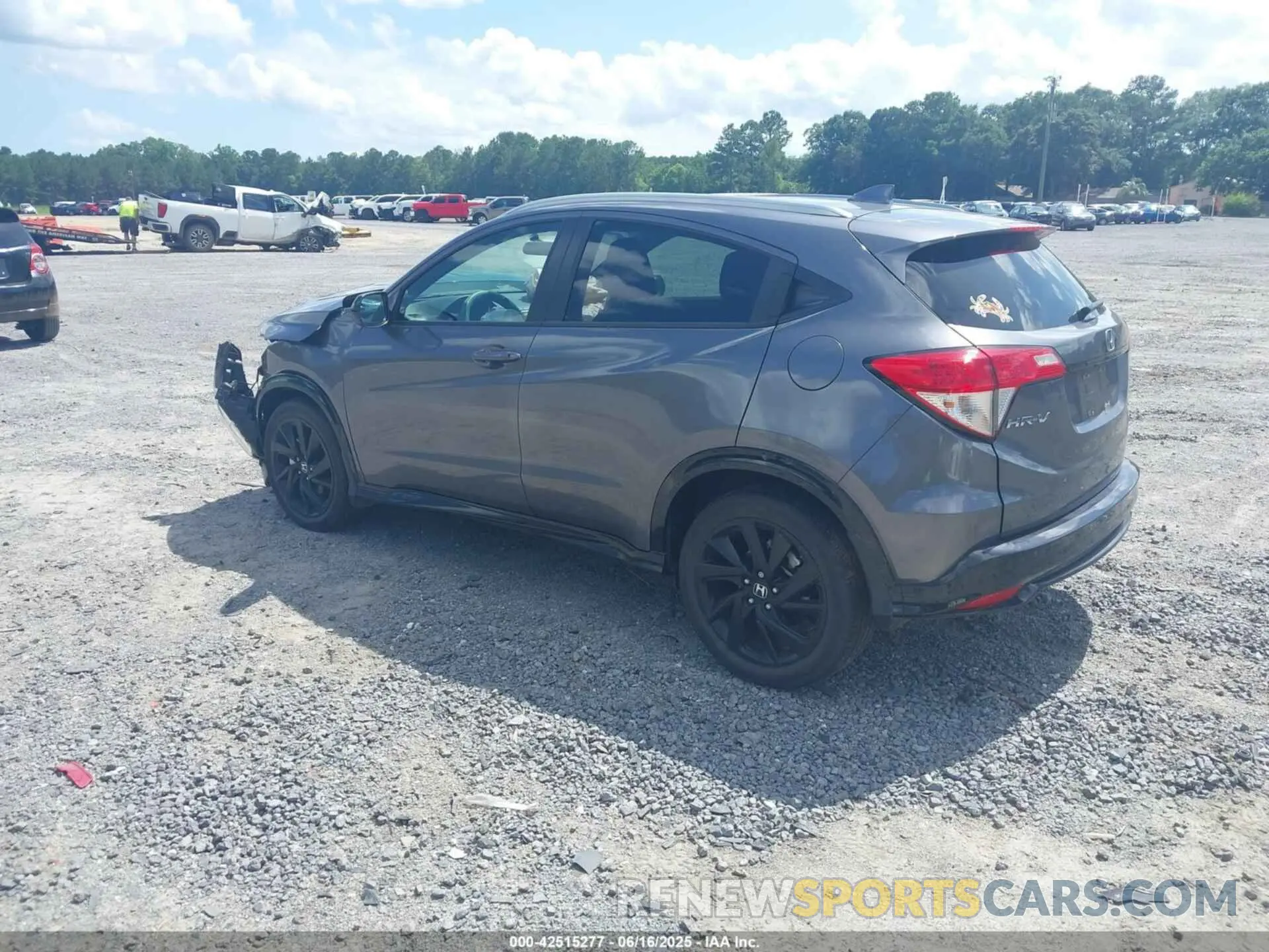 3 fotografías del automóvil dañado 3CZRU6H10NM726371 HONDA HR-V 2022