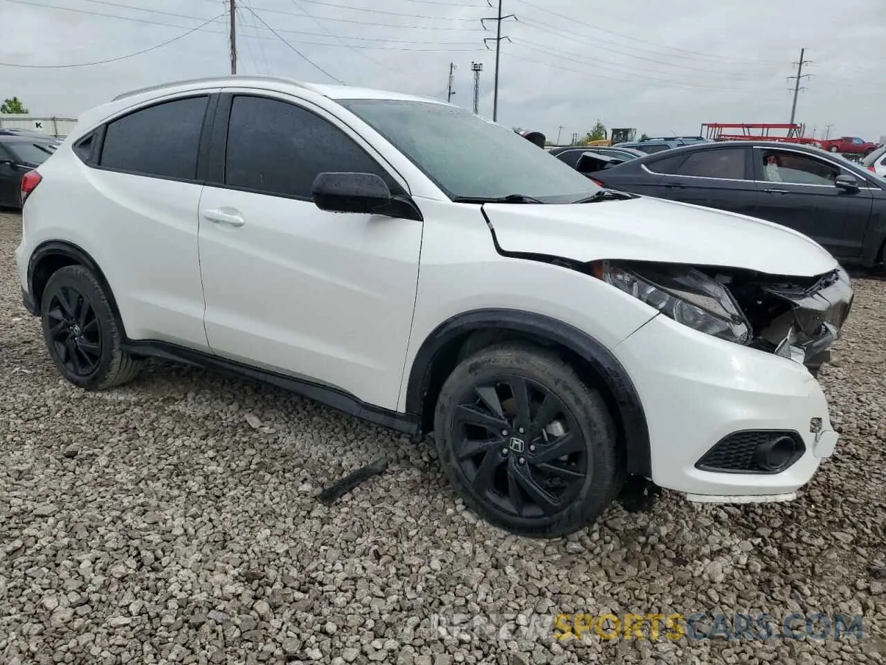 4 fotografías del automóvil dañado 3CZRU6H10NM741789 HONDA HR-V 2022