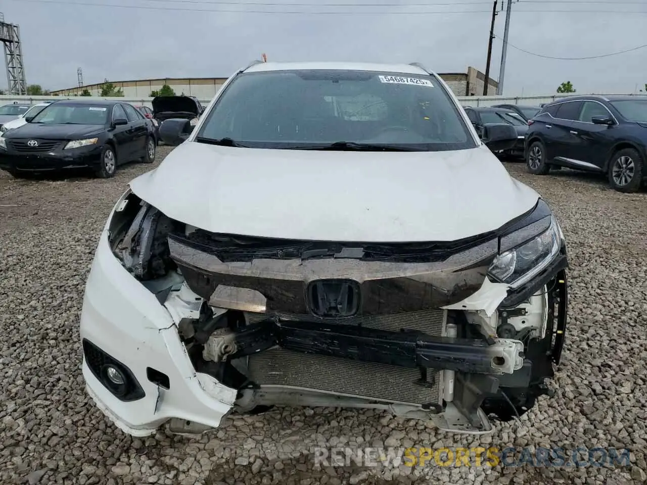 5 fotografías del automóvil dañado 3CZRU6H10NM741789 HONDA HR-V 2022