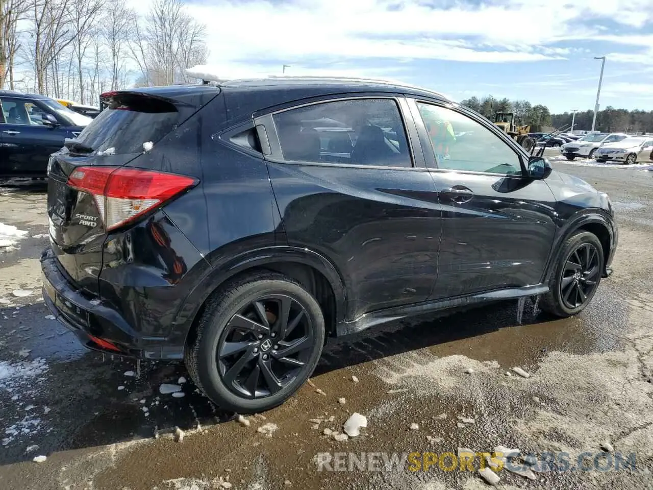 3 fotografías del automóvil dañado 3CZRU6H10NM771438 HONDA HR-V 2022