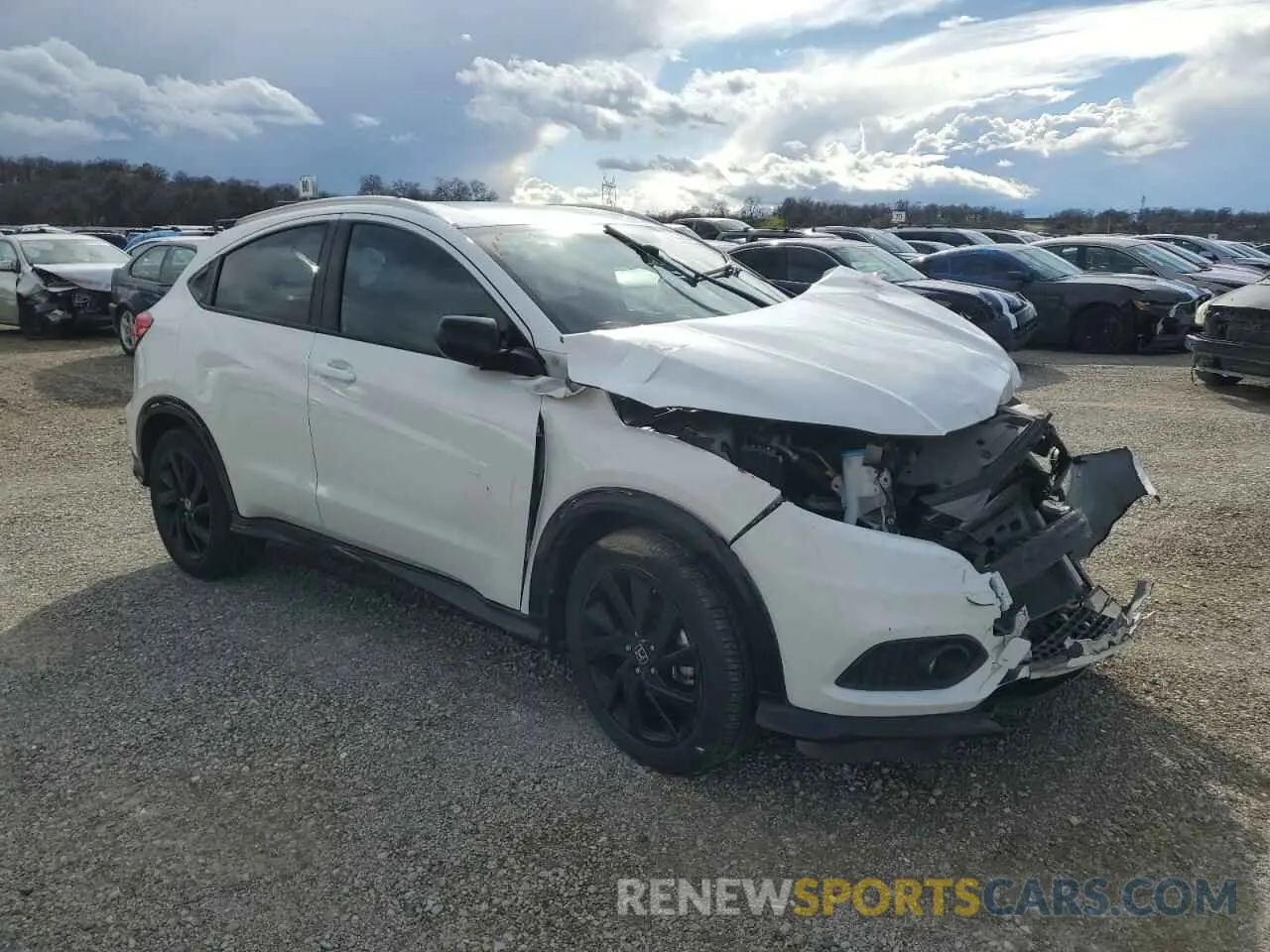 4 fotografías del automóvil dañado 3CZRU6H11NM706727 HONDA HR-V 2022
