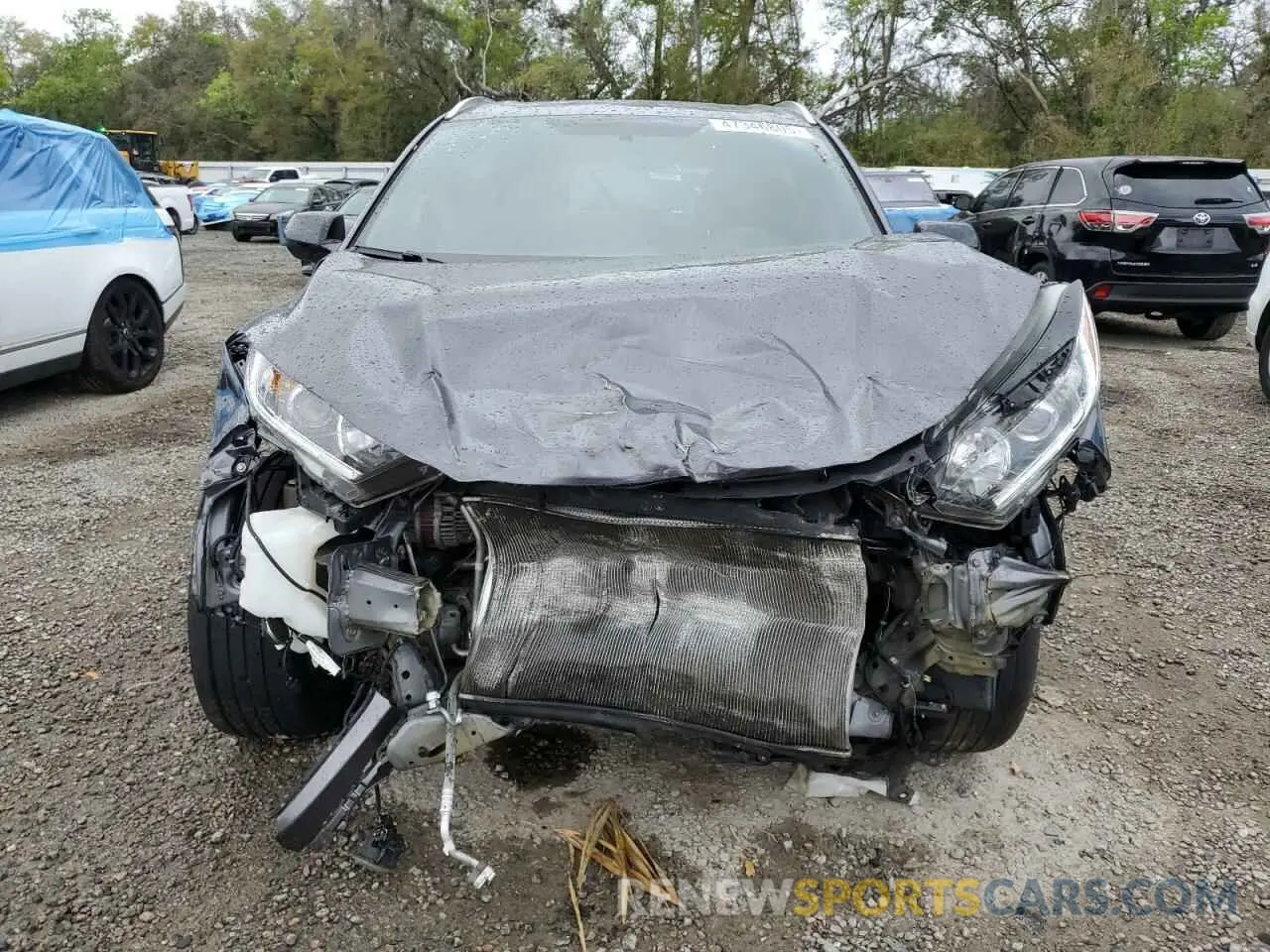 5 fotografías del automóvil dañado 3CZRU6H11NM746158 HONDA HR-V 2022