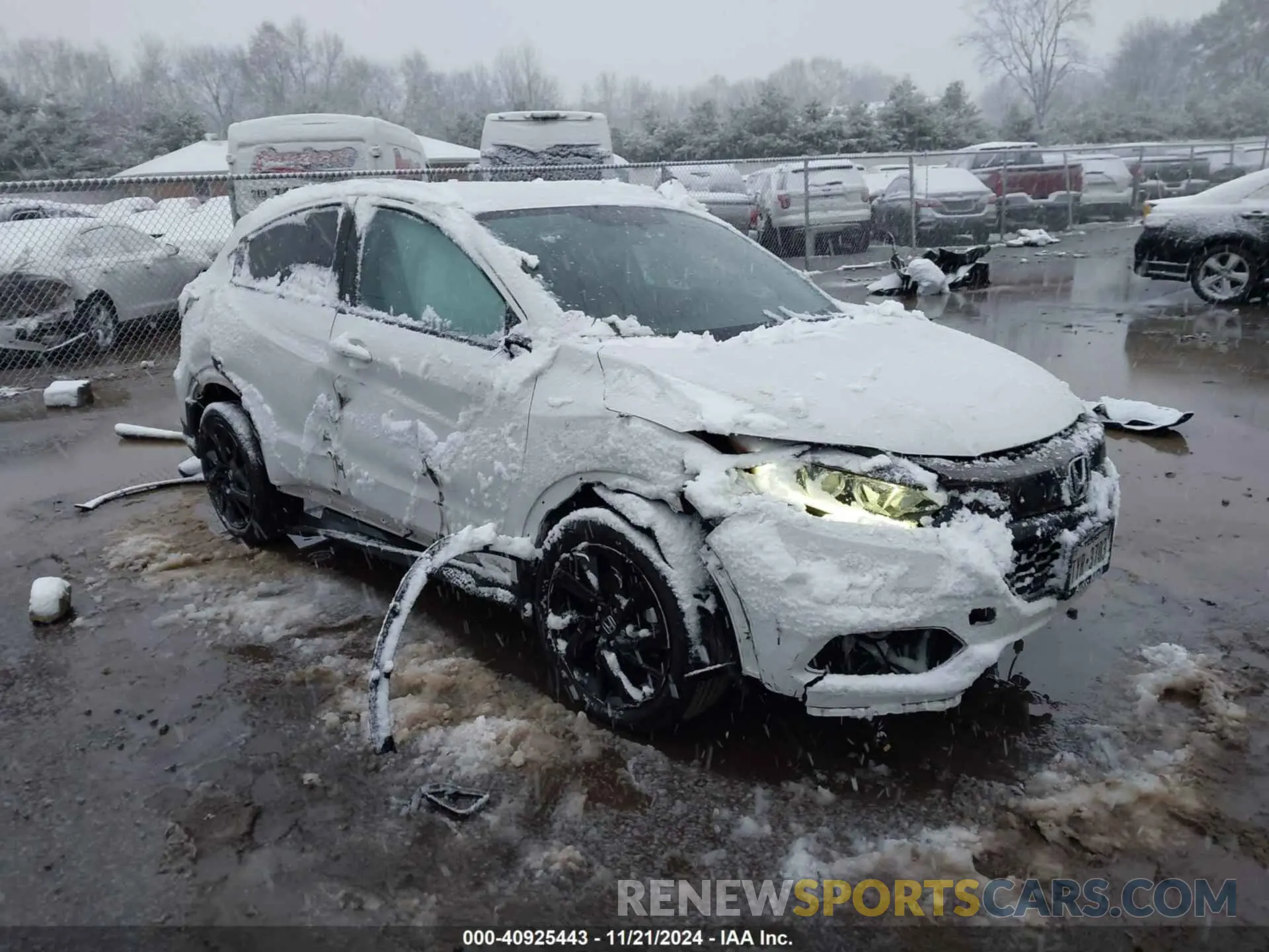 1 fotografías del automóvil dañado 3CZRU6H11NM751070 HONDA HR-V 2022