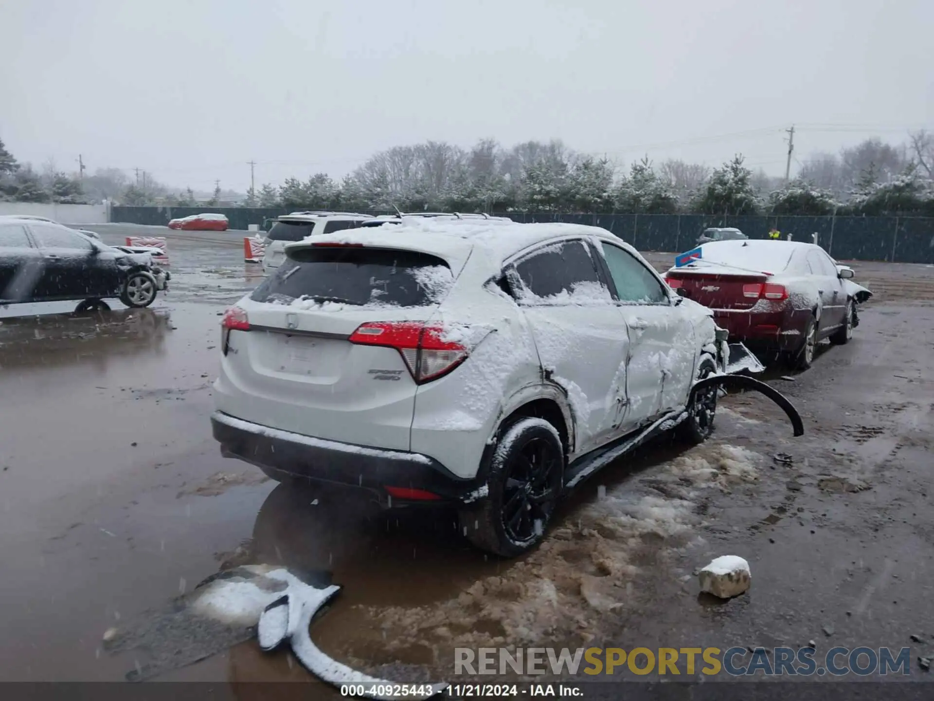 4 fotografías del automóvil dañado 3CZRU6H11NM751070 HONDA HR-V 2022