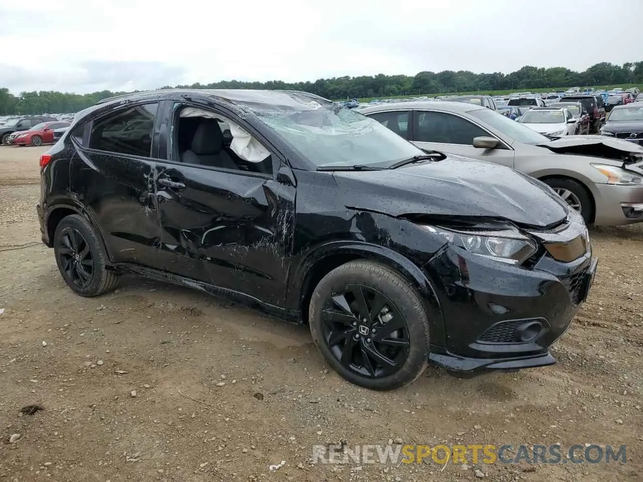 4 fotografías del automóvil dañado 3CZRU6H11NM765874 HONDA HR-V 2022