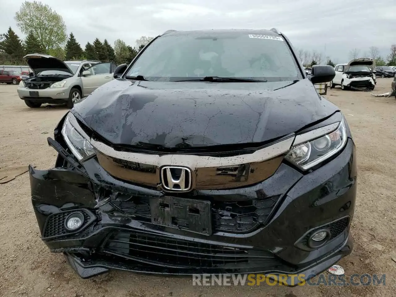 5 fotografías del automóvil dañado 3CZRU6H12NM714822 HONDA HR-V 2022