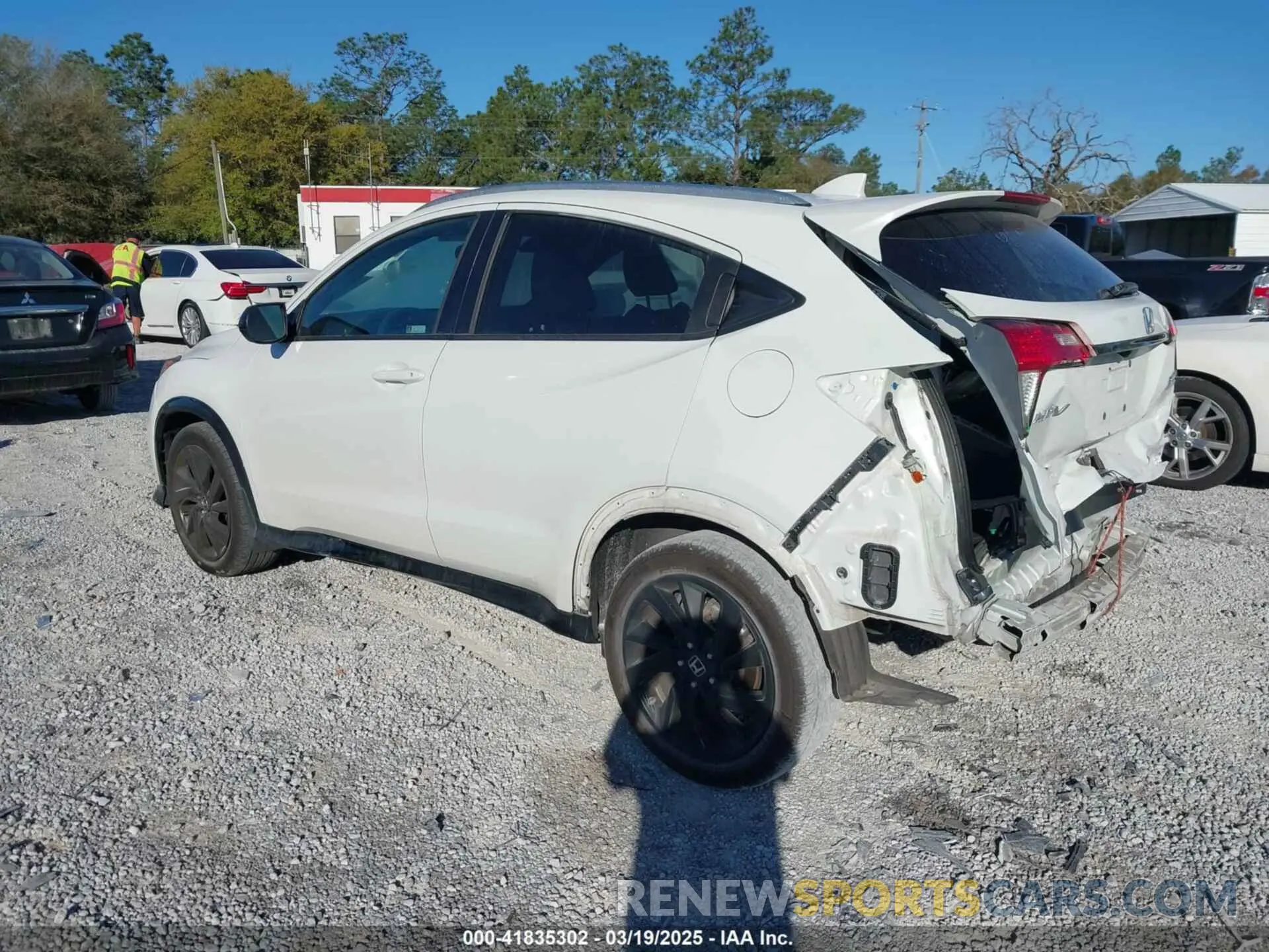 3 fotografías del automóvil dañado 3CZRU6H13NM753175 HONDA HR-V 2022
