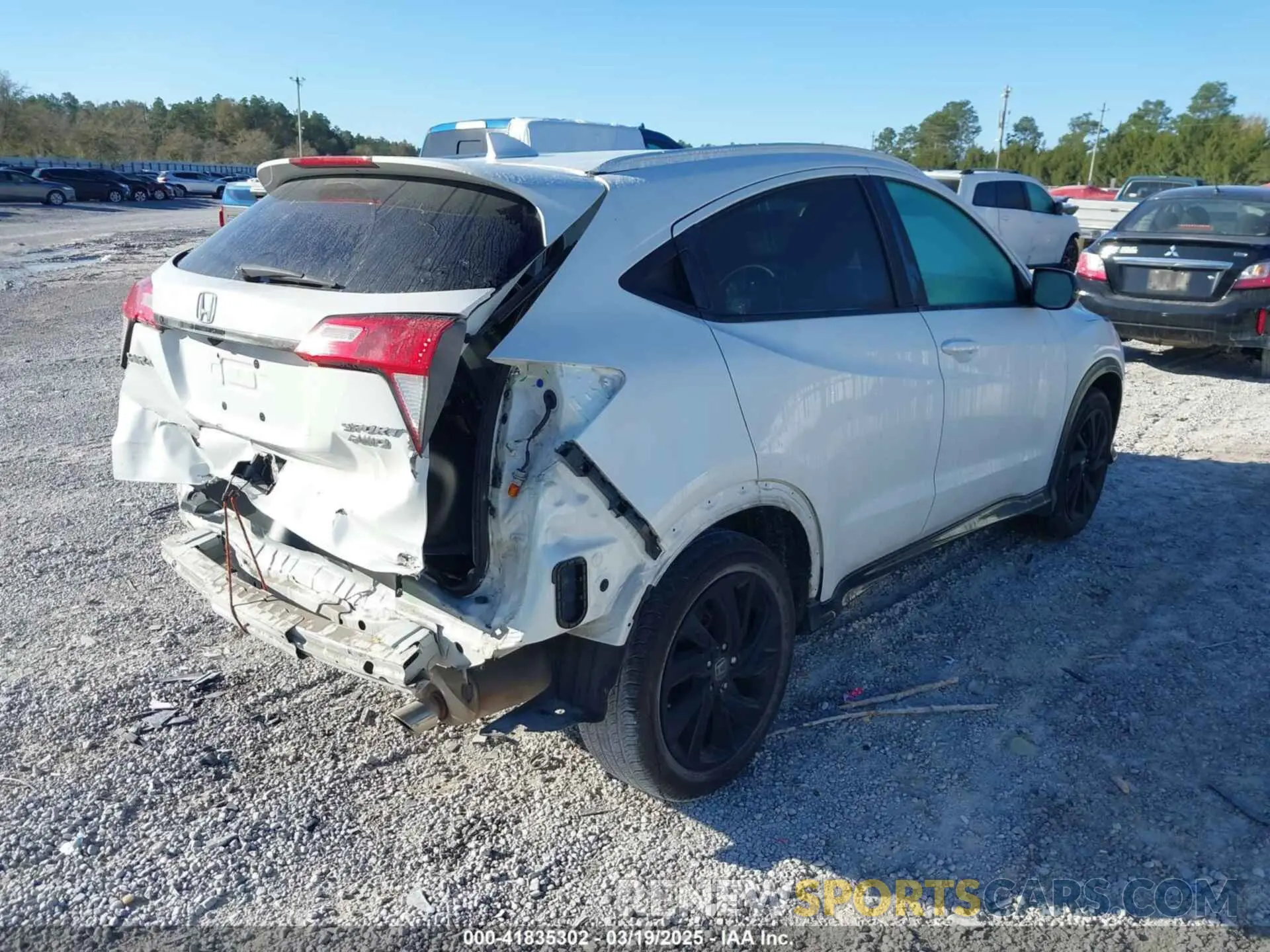 4 fotografías del automóvil dañado 3CZRU6H13NM753175 HONDA HR-V 2022