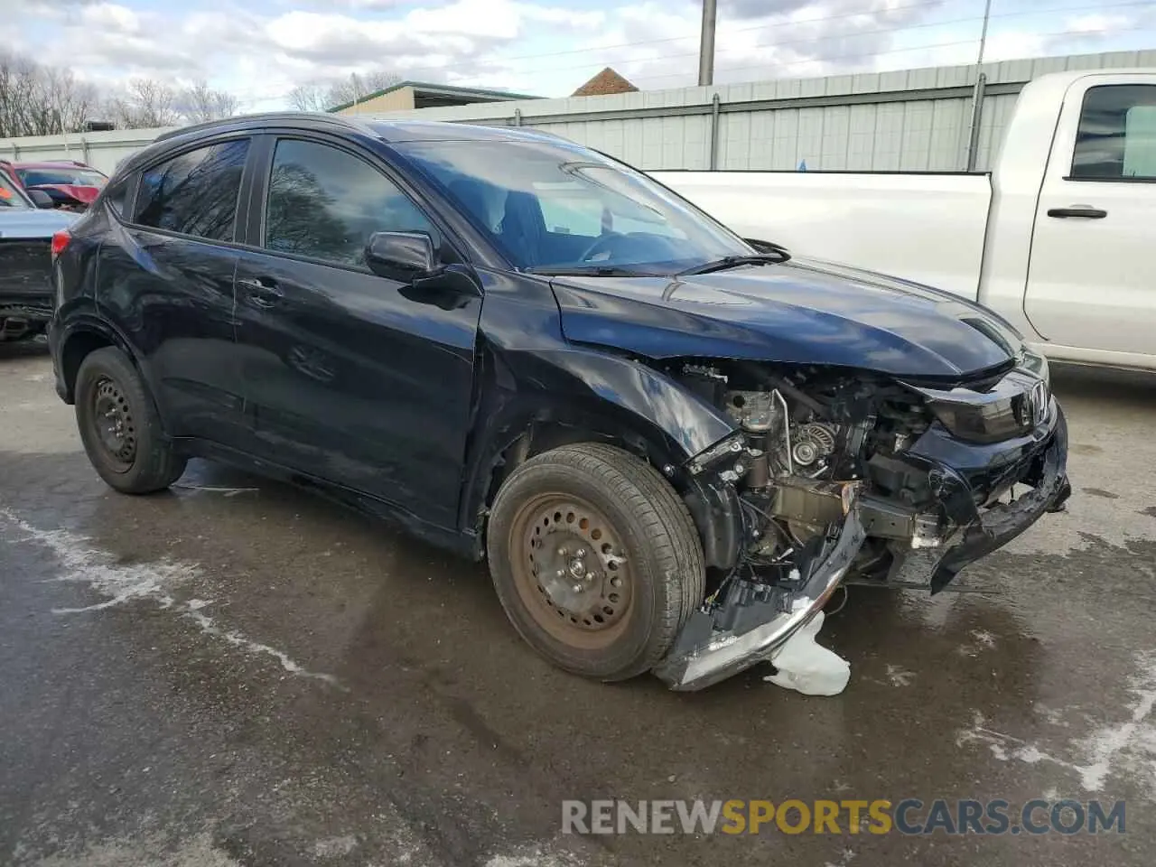 4 fotografías del automóvil dañado 3CZRU6H14NM701246 HONDA HR-V 2022
