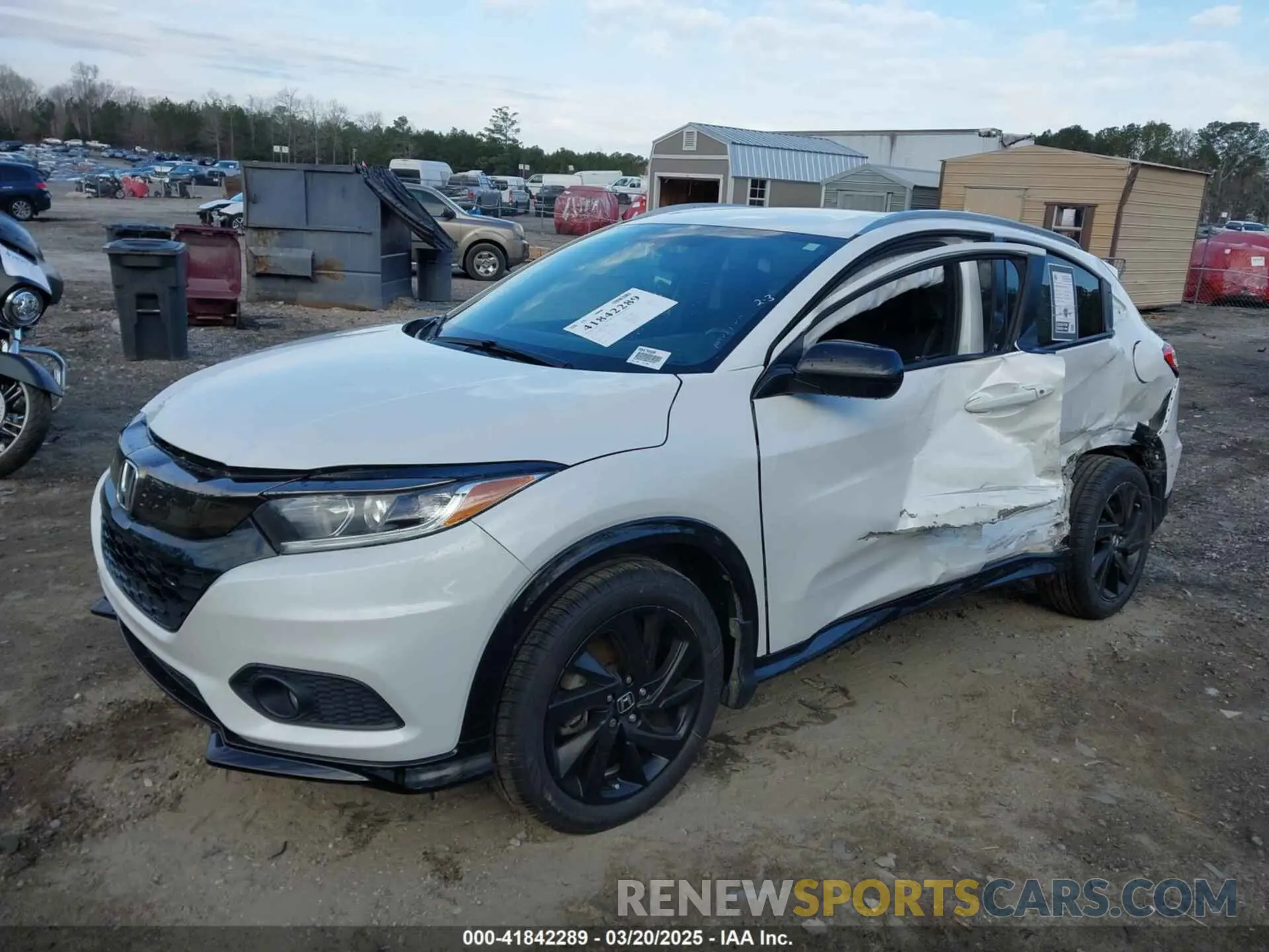 2 fotografías del automóvil dañado 3CZRU6H16NM708702 HONDA HR-V 2022