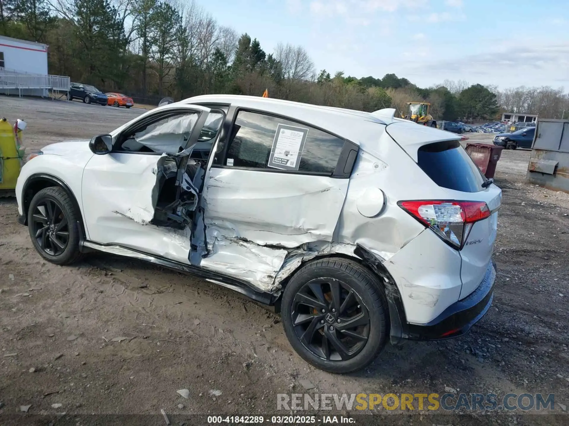 3 fotografías del automóvil dañado 3CZRU6H16NM708702 HONDA HR-V 2022
