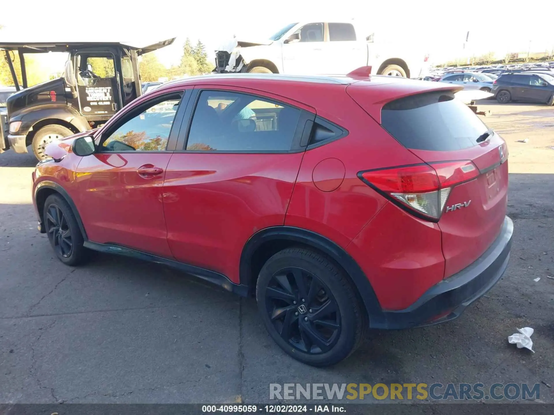 3 fotografías del automóvil dañado 3CZRU6H16NM734765 HONDA HR-V 2022