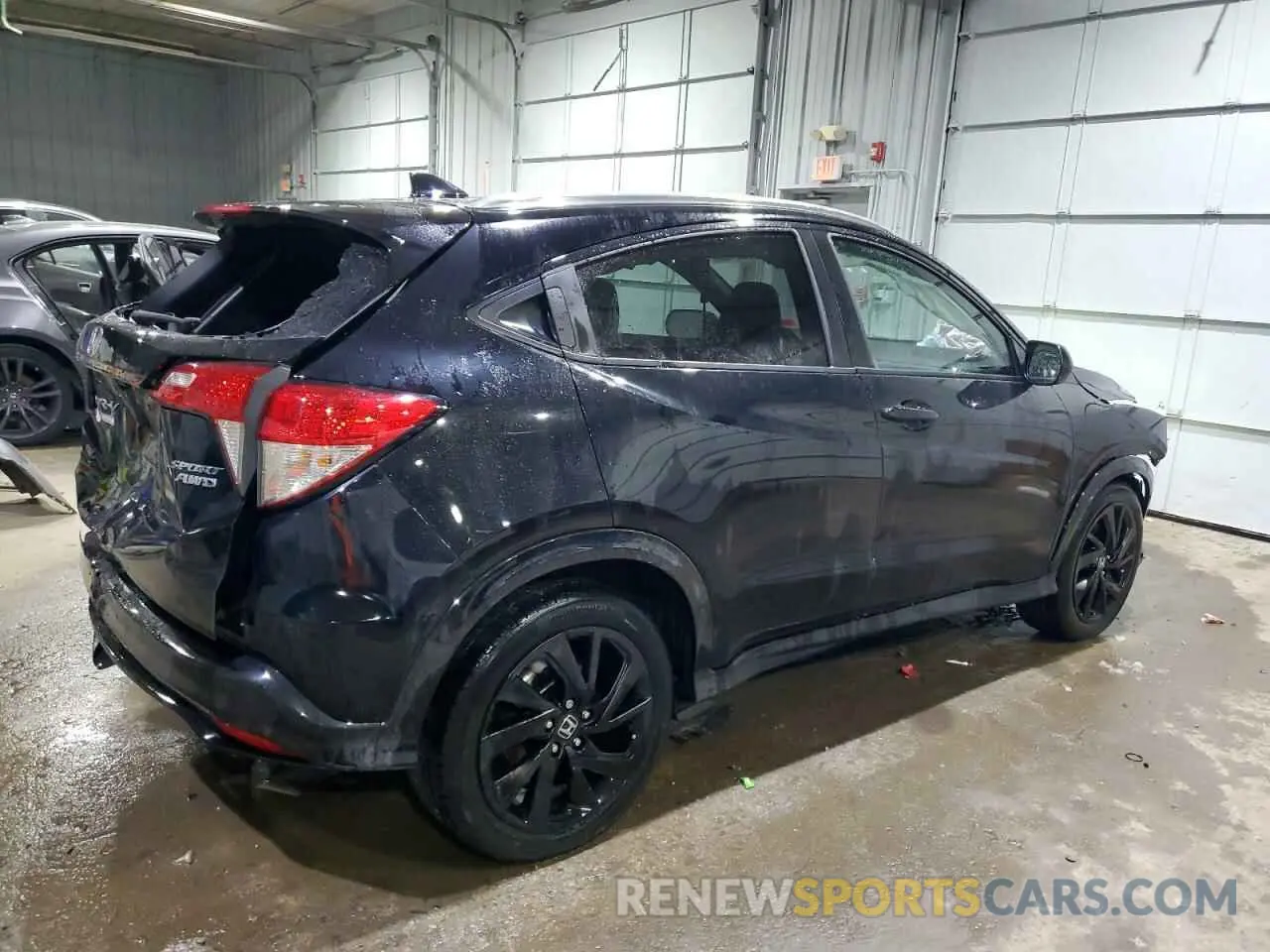 3 fotografías del automóvil dañado 3CZRU6H16NM760136 HONDA HR-V 2022