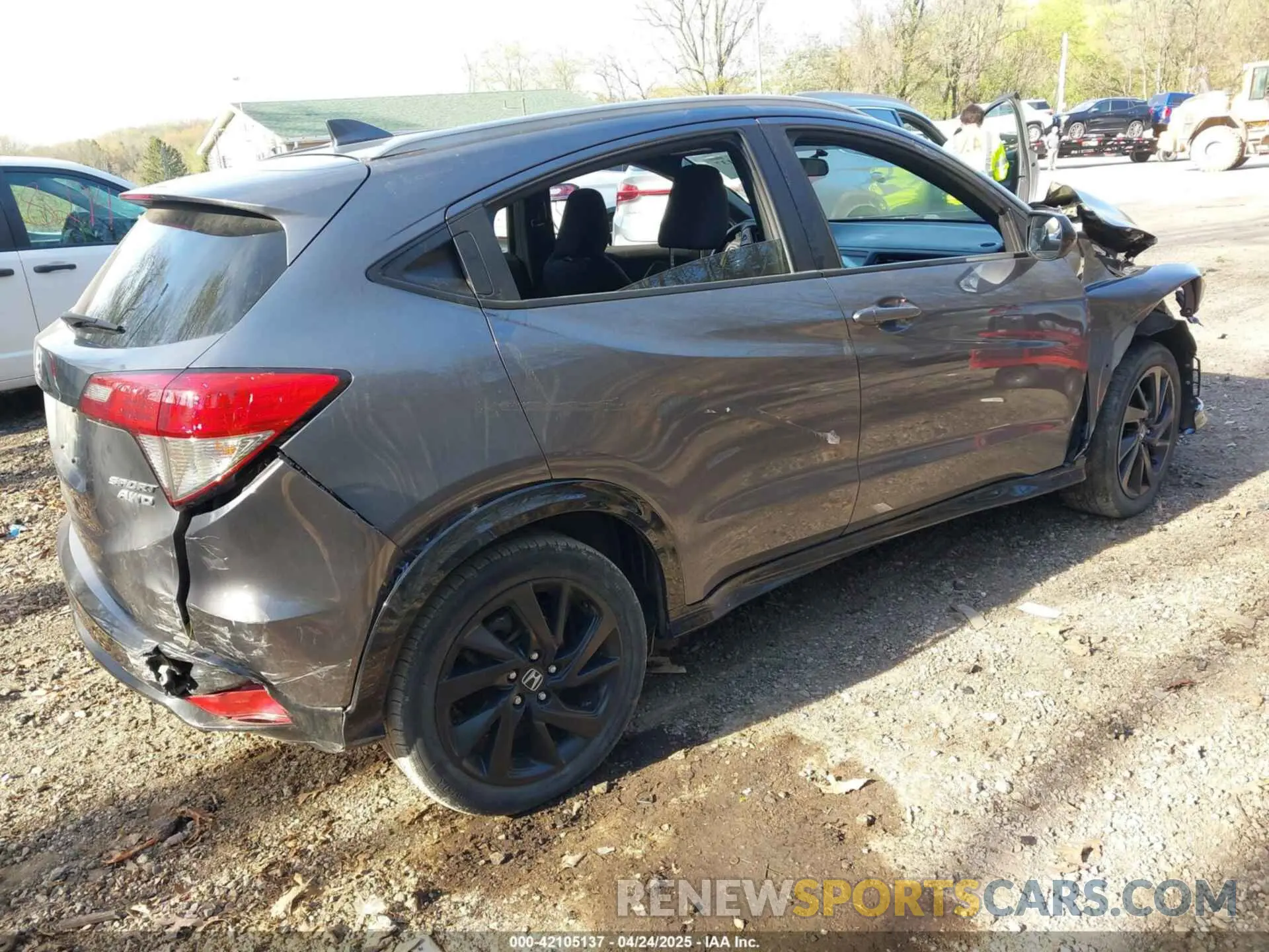 4 fotografías del automóvil dañado 3CZRU6H17NM746231 HONDA HR-V 2022
