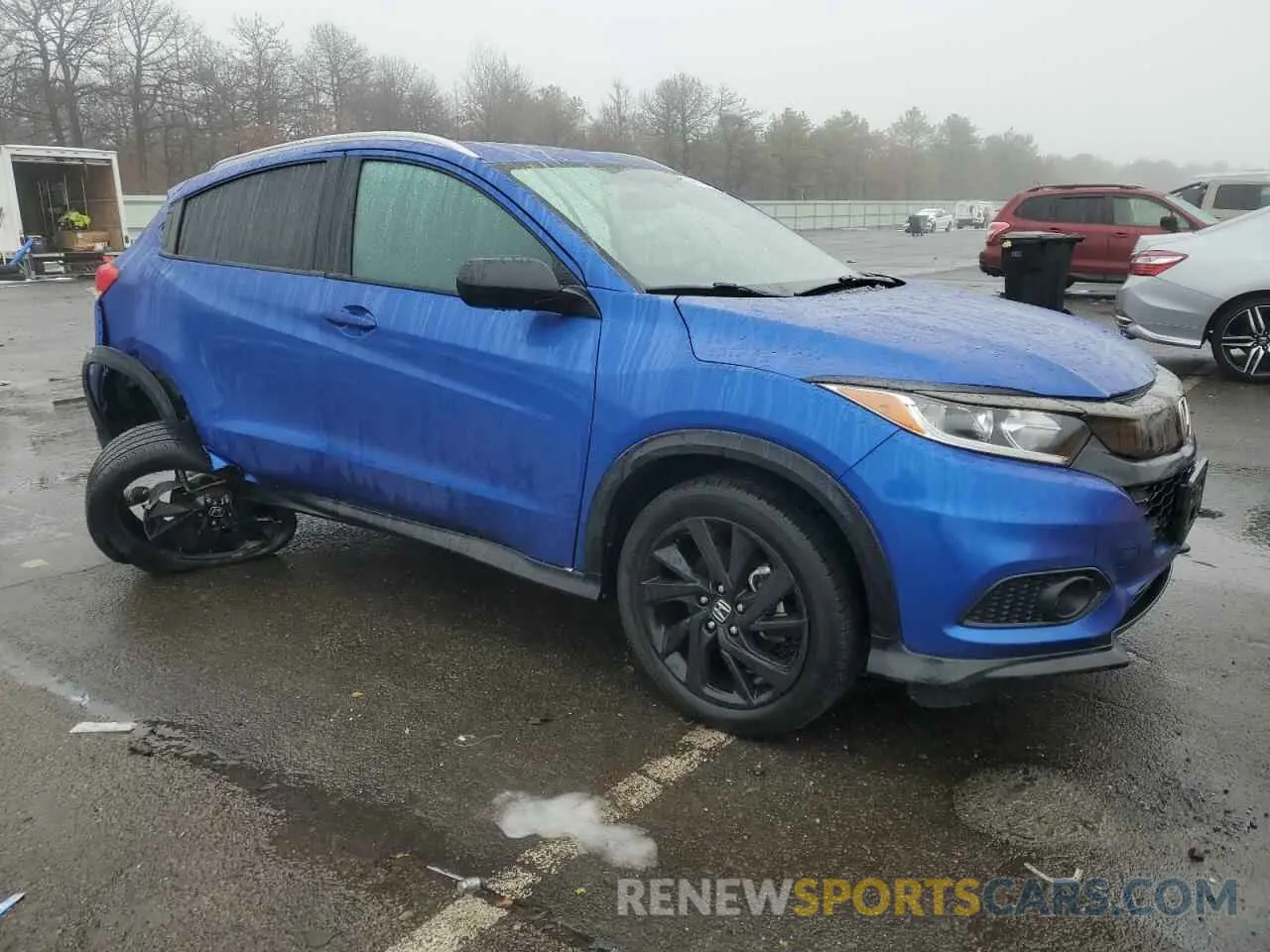 4 fotografías del automóvil dañado 3CZRU6H17NM767029 HONDA HR-V 2022