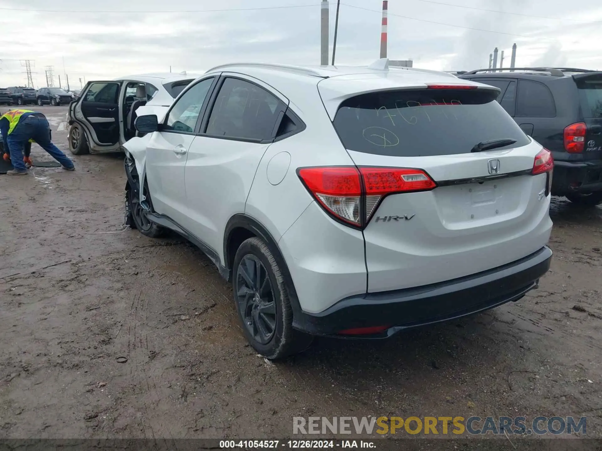 3 fotografías del automóvil dañado 3CZRU6H18NM769419 HONDA HR-V 2022