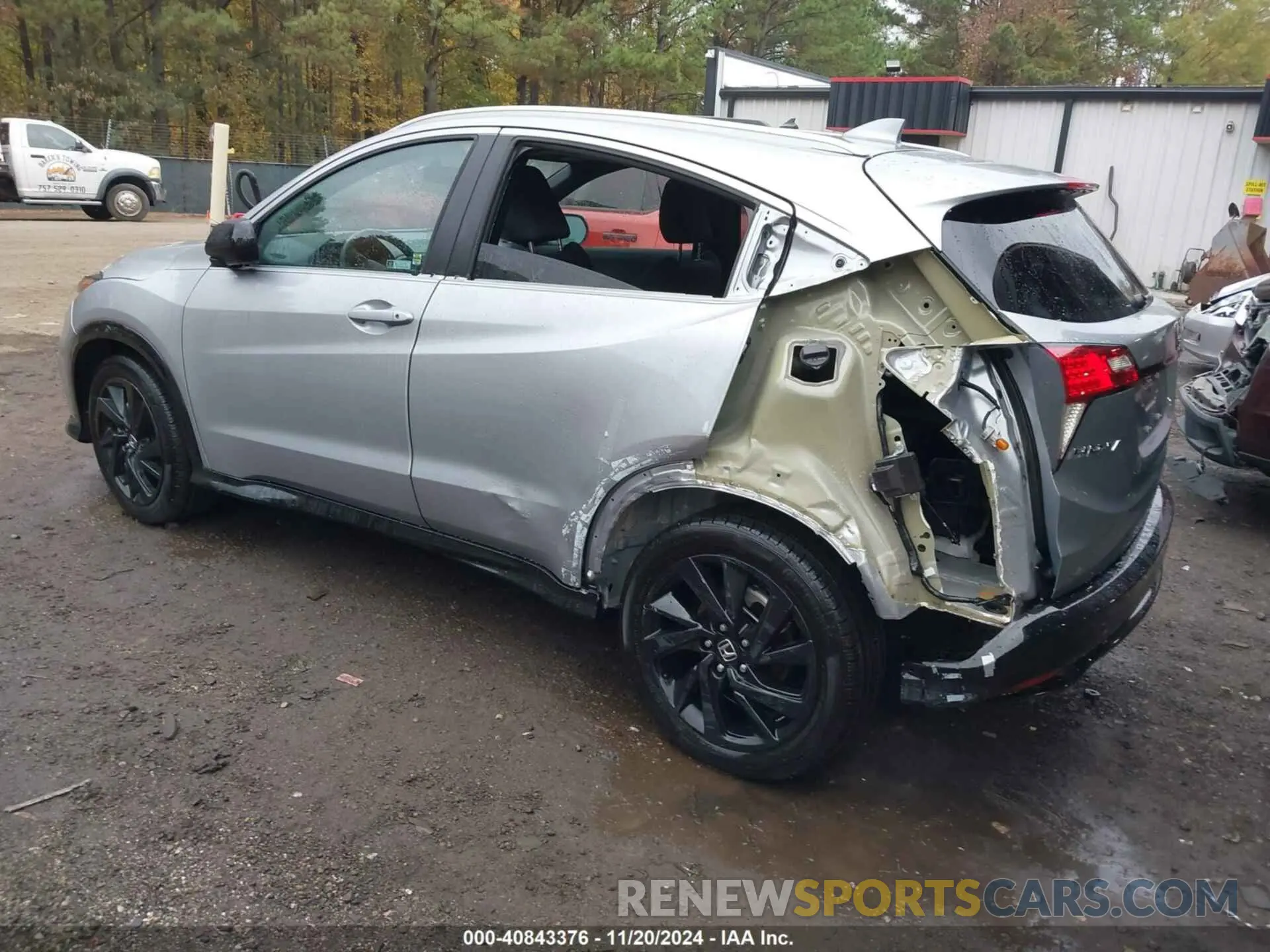 3 fotografías del automóvil dañado 3CZRU6H18NM774913 HONDA HR-V 2022